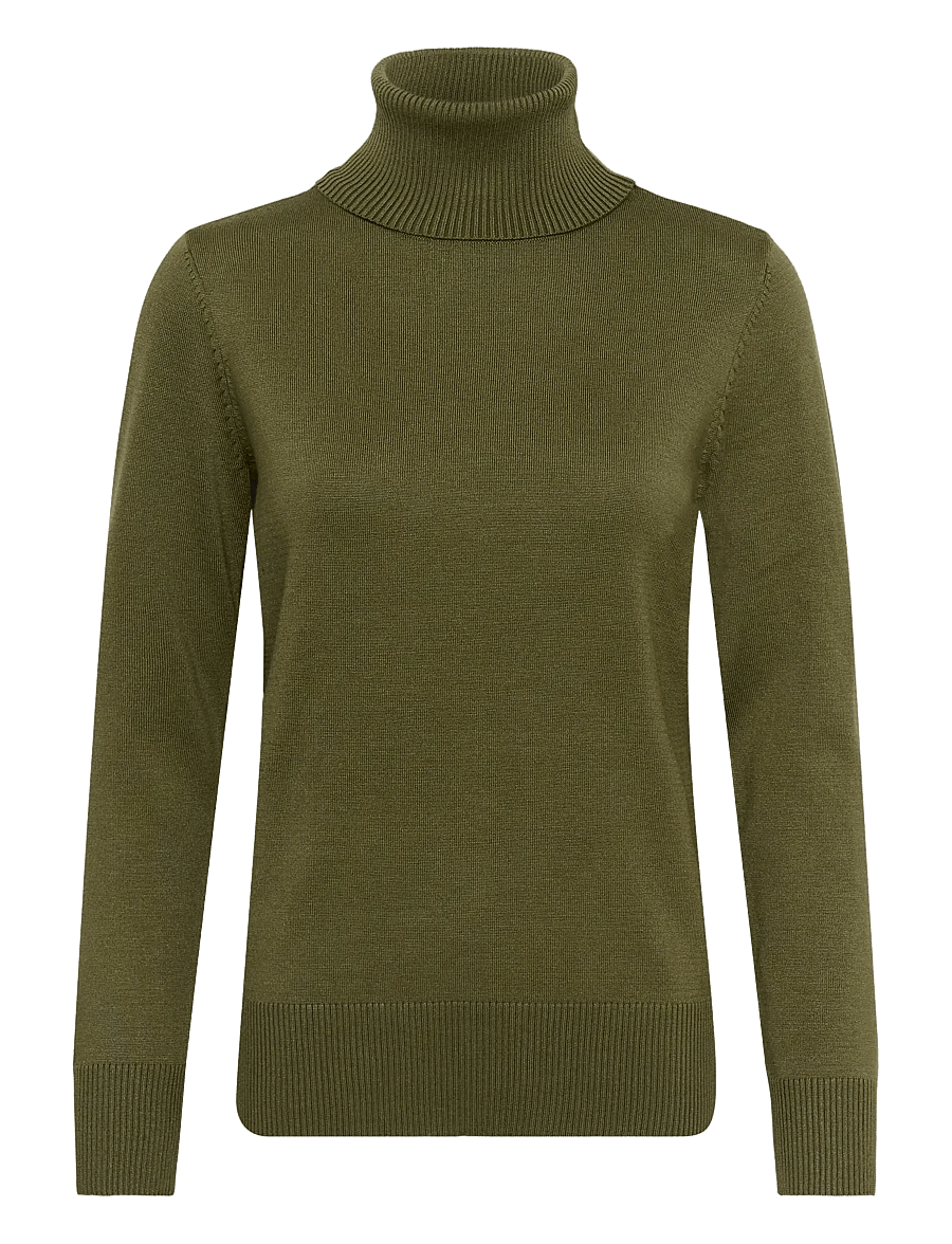 Saint Tropez - J2046, MilaSZ Rollneck Pullover - rullekraver - four leaf clover melange - 1