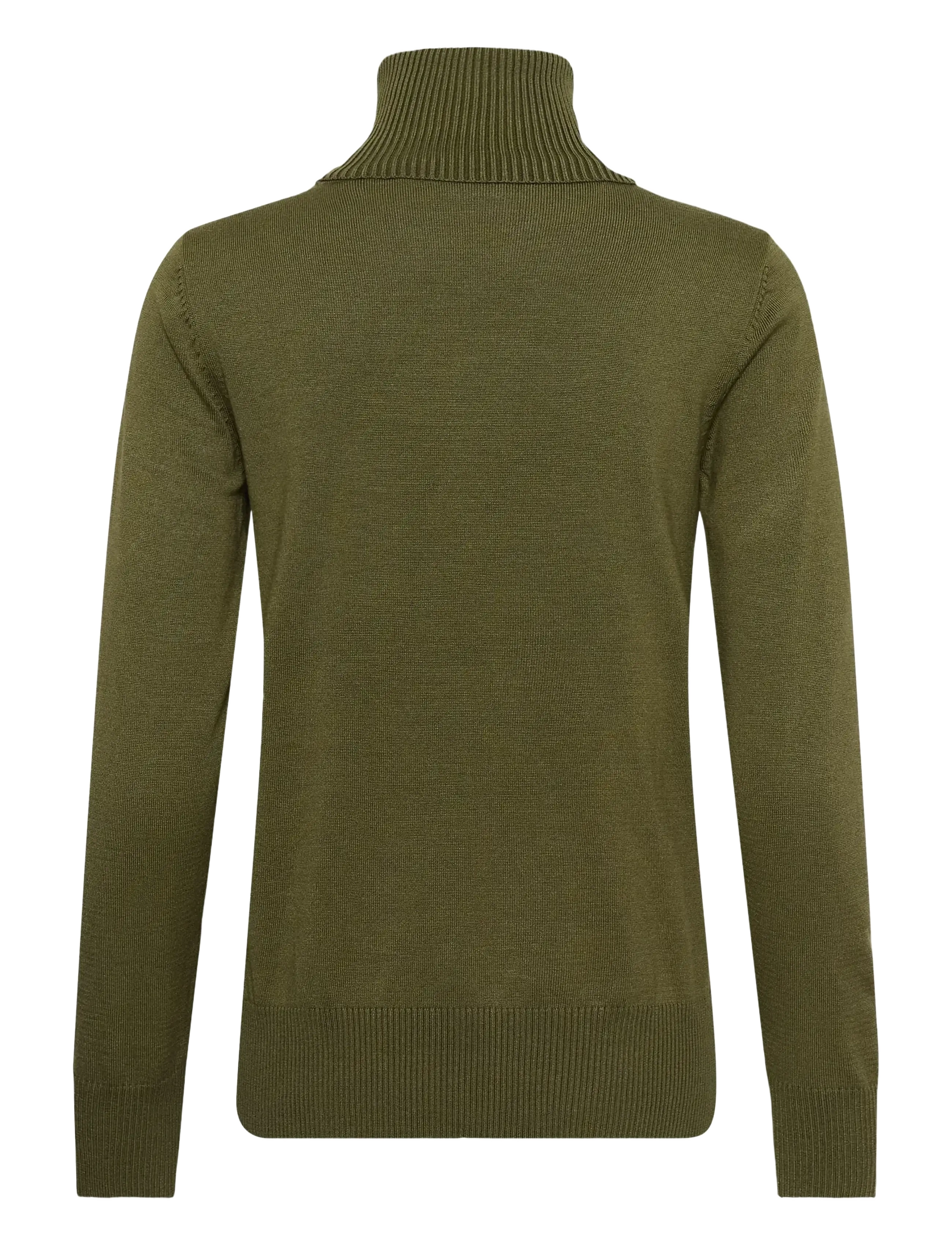 Saint Tropez - J2046, MilaSZ Rollneck Pullover - rollkragenpullover - four leaf clover melange - 2