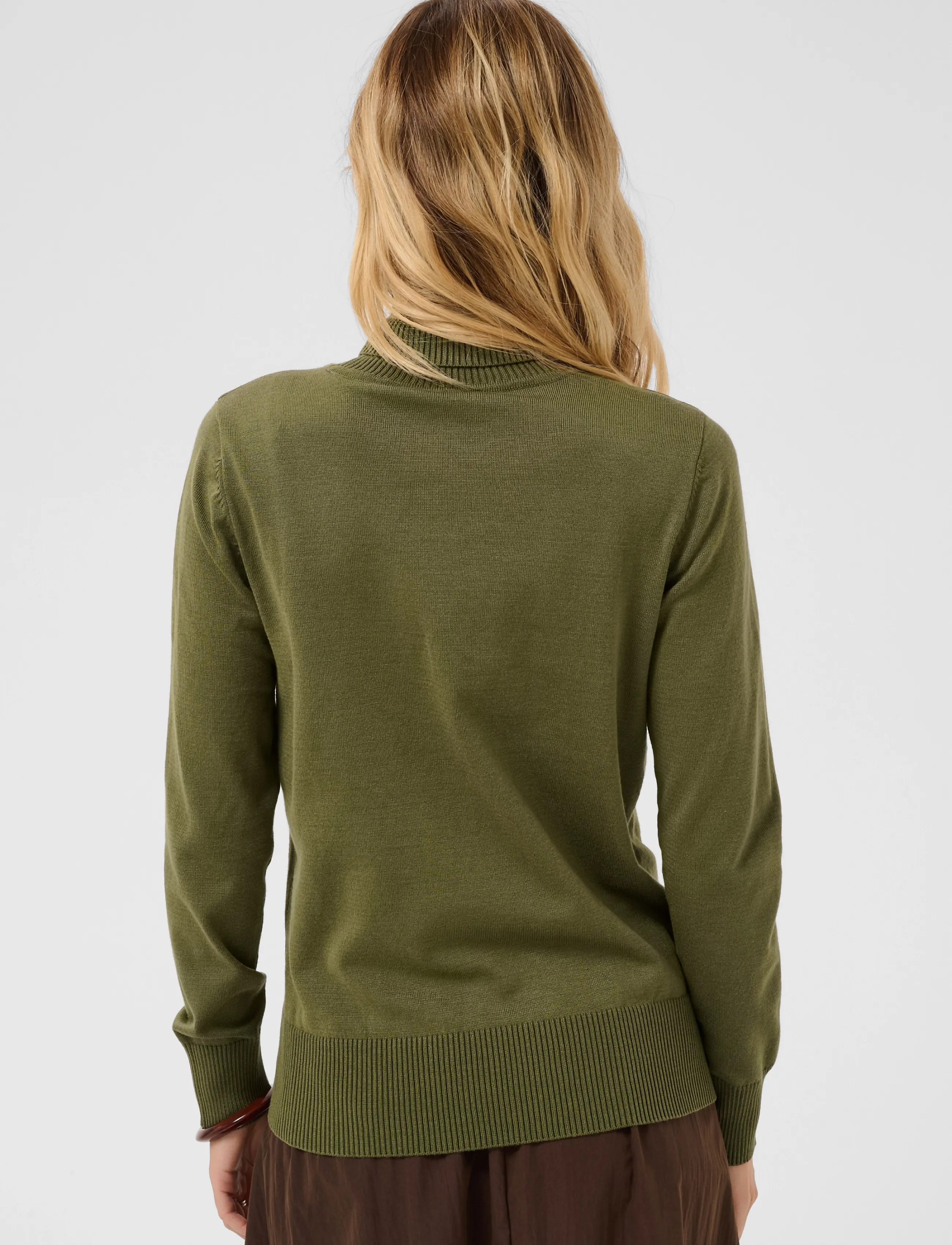 Saint Tropez - J2046, MilaSZ Rollneck Pullover - rollkragenpullover - four leaf clover melange - 3