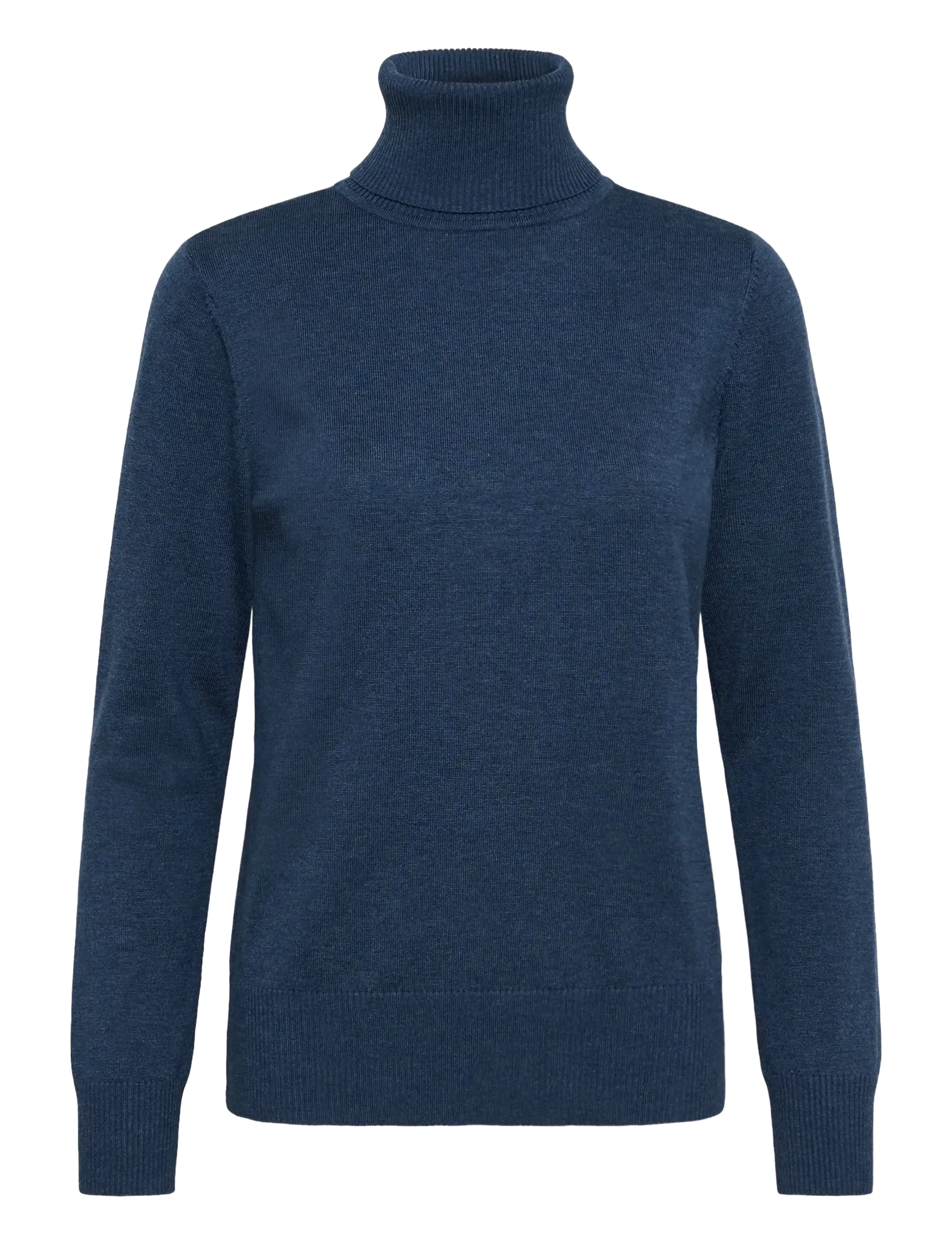 Saint Tropez J2046, MilaSZ Rollneck Pullover - Rullekraver - BIG DIPPER MELANGE / navy