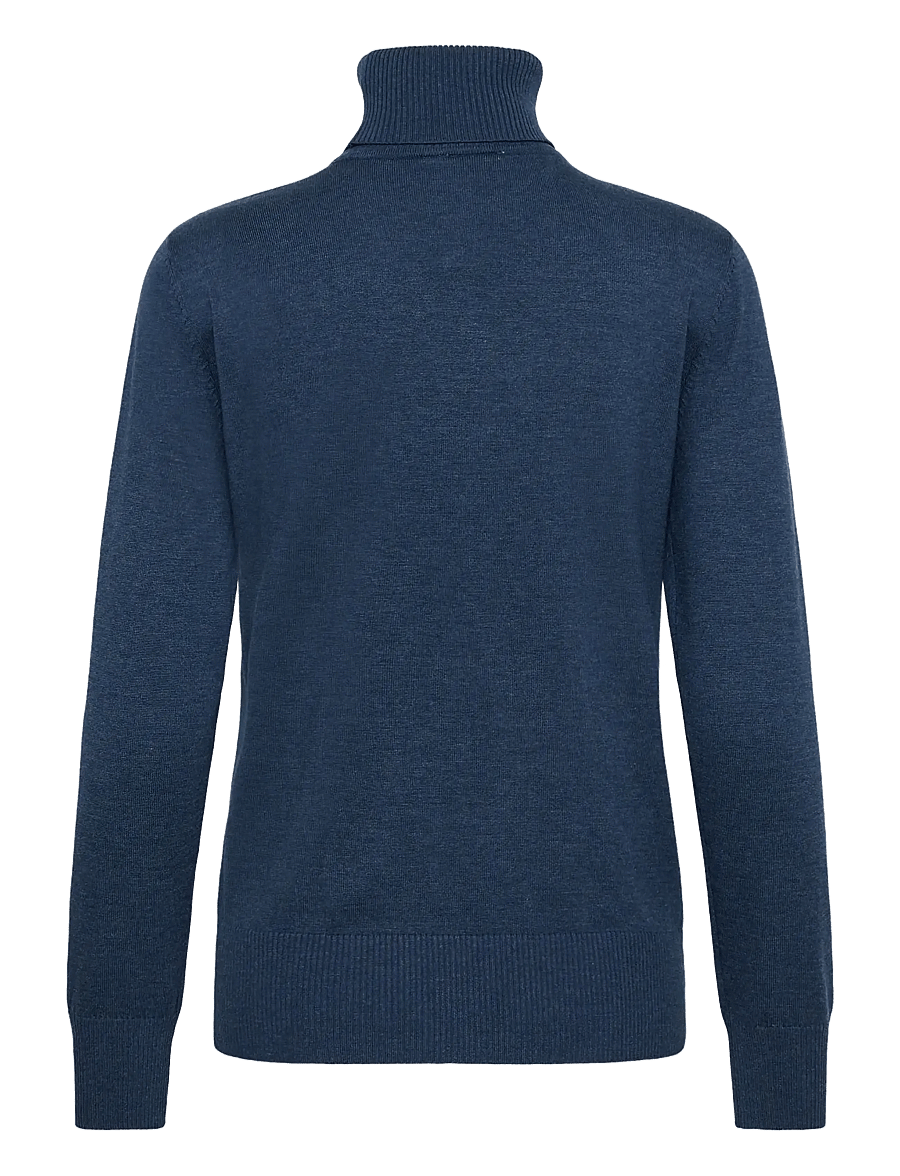 Saint Tropez - J2046, MilaSZ Rollneck Pullover - rullekraver - big dipper melange - 2