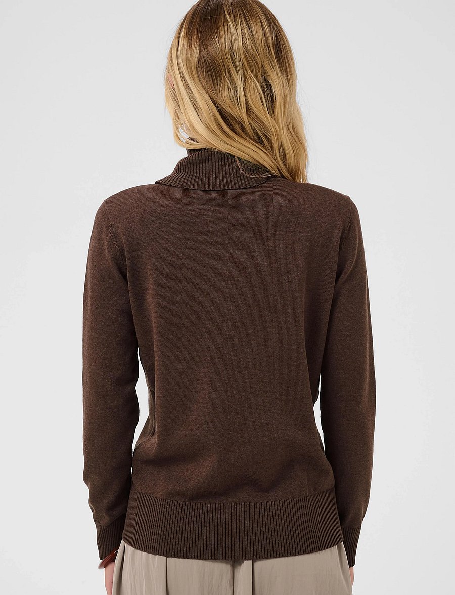 Saint Tropez - J2046, MilaSZ Rollneck Pullover - rollkragenpullover - bracken melange - 3