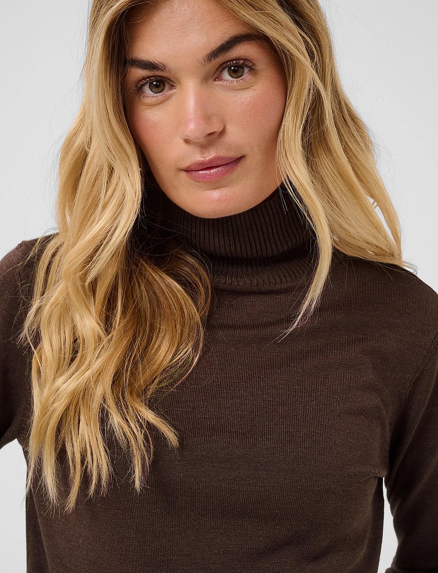 Saint Tropez - J2046, MilaSZ Rollneck Pullover - rollkragenpullover - bracken melange - 5