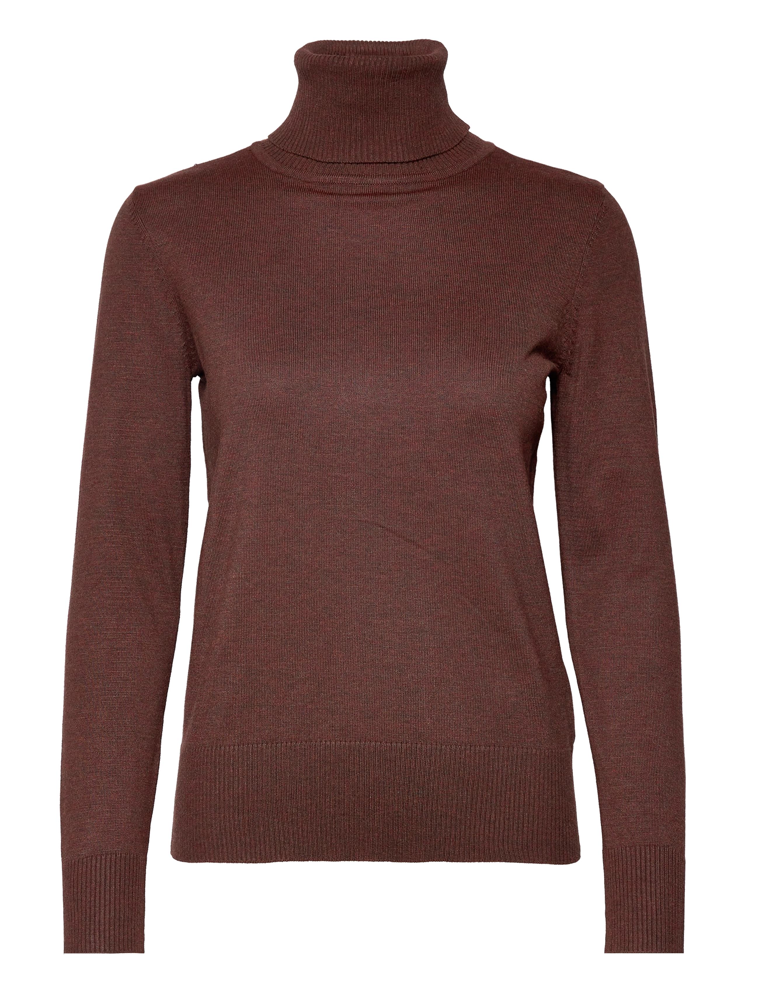 Saint Tropez - J2046, MilaSZ Rollneck Pullover - die niedrigsten preise - mink melange - 1