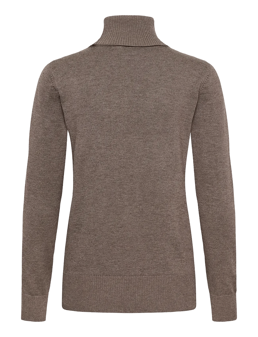 Saint Tropez - J2046, MilaSZ Rollneck Pullover - rullekraver - mink melange - 2