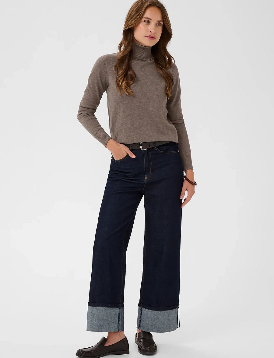 Saint Tropez - J2046, MilaSZ Rollneck Pullover - rullekraver - mink melange - 3