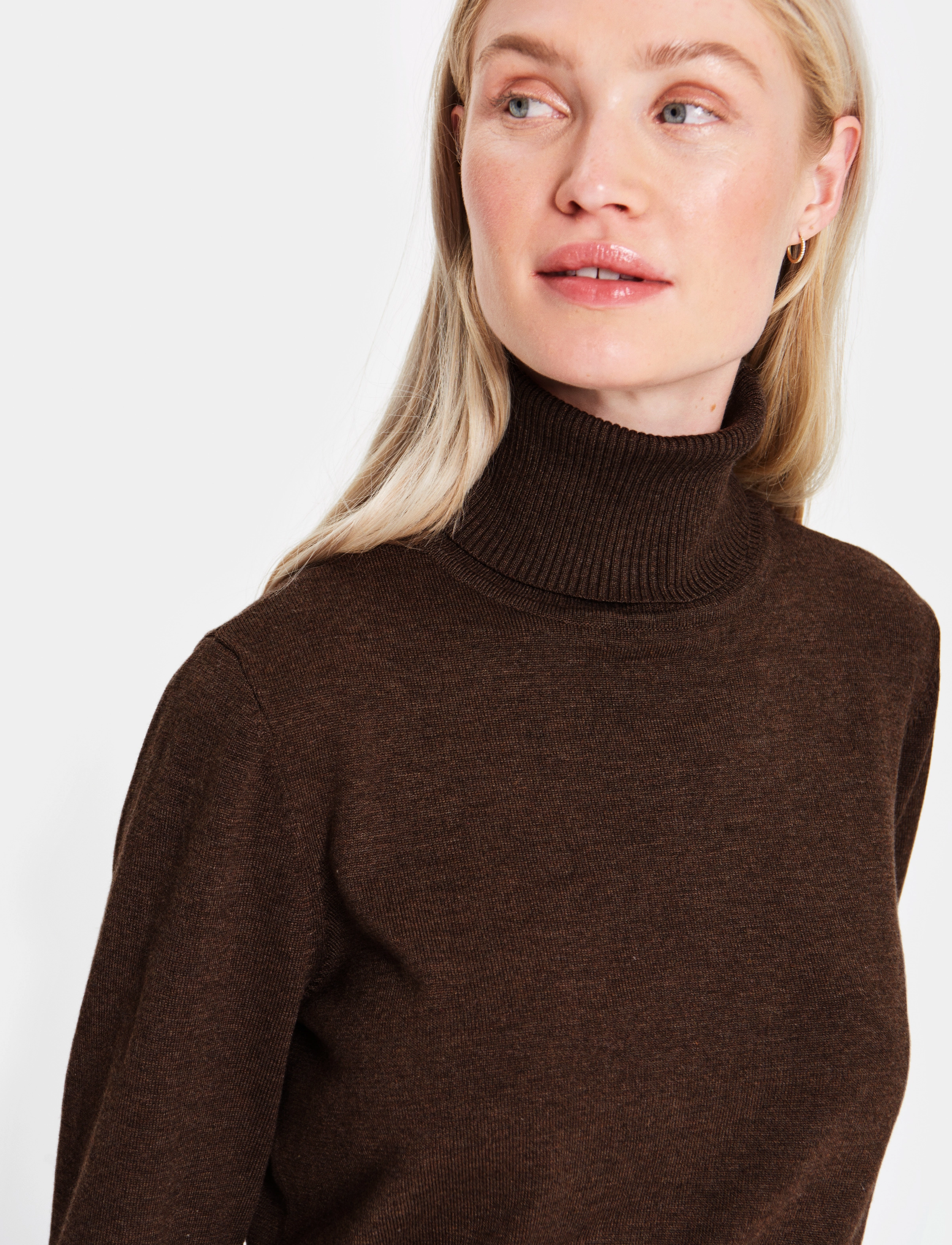 Saint Tropez - J2046, MilaSZ Rollneck Pullover - die niedrigsten preise - mink melange - 5