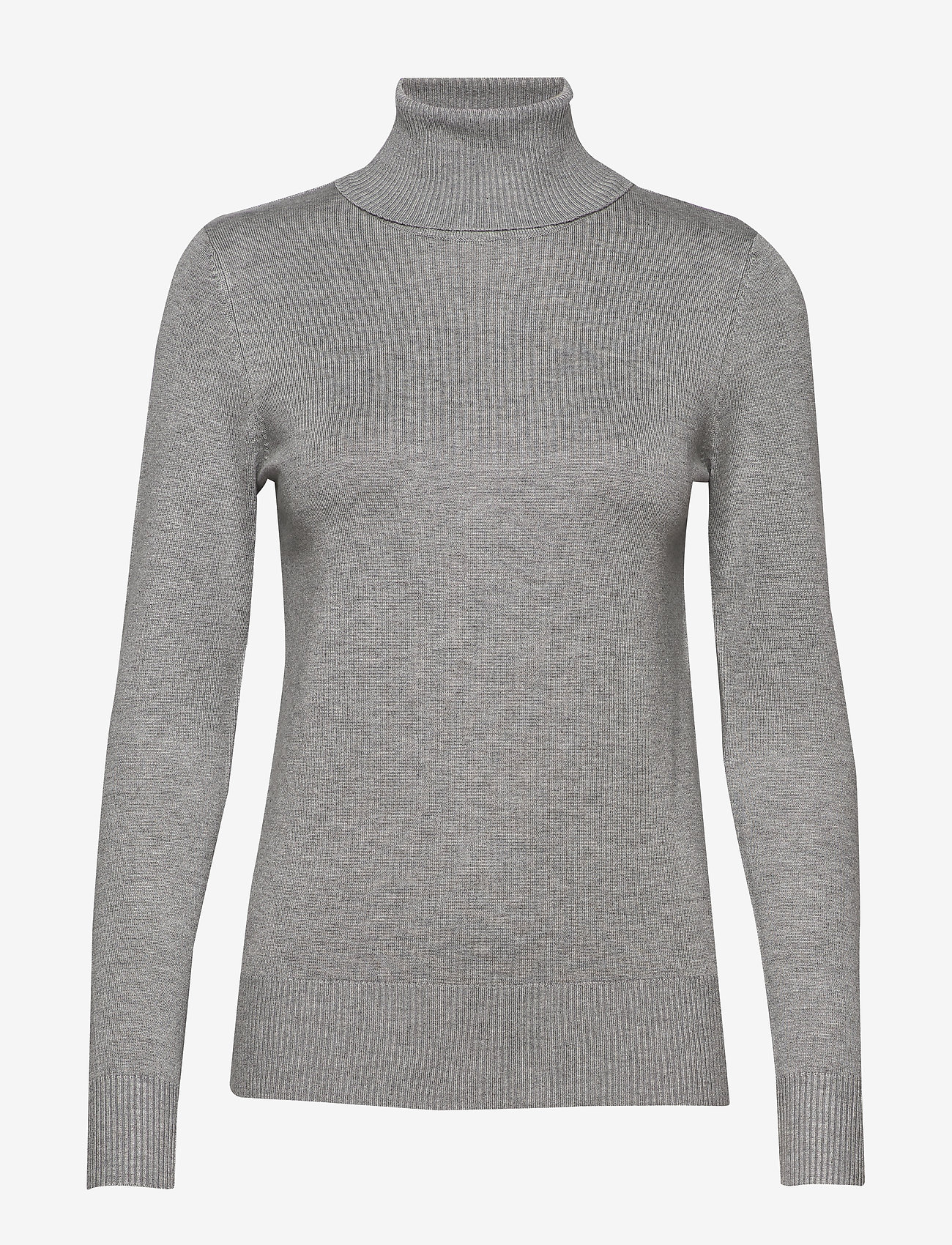 Saint Tropez - J2046, MilaSZ Rollneck Pullover - rullekraver - pearl grey mel - 1
