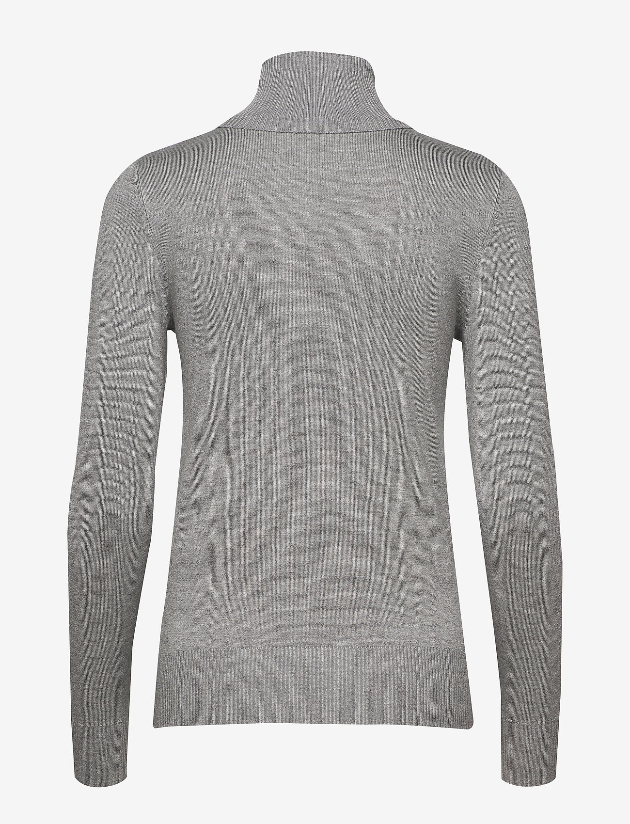 Saint Tropez - J2046, MilaSZ Rollneck Pullover - rullekraver - pearl grey mel - 2