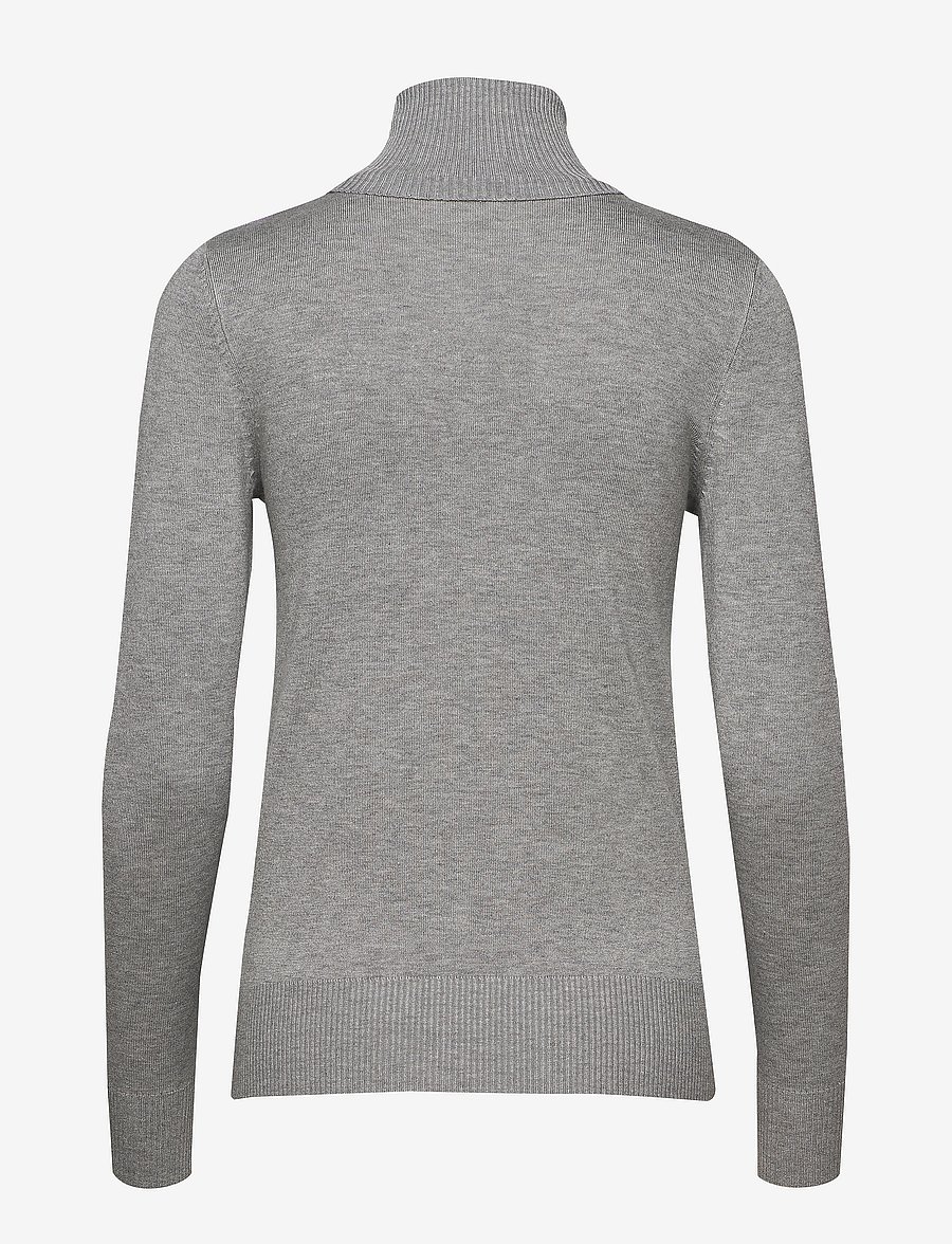 Saint Tropez - J2046, MilaSZ Rollneck Pullover - rollkragenpullover - pearl grey mel - 2