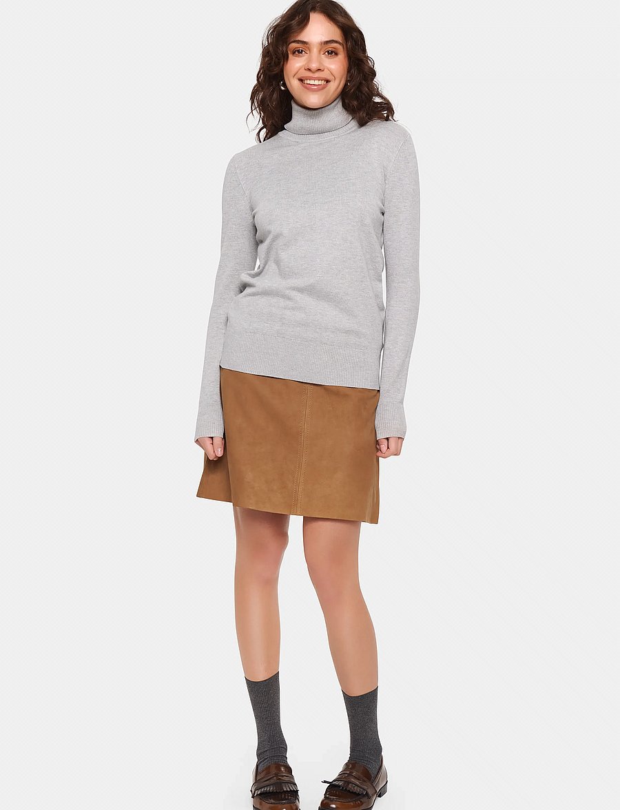 Saint Tropez - J2046, MilaSZ Rollneck Pullover - rollkragenpullover - pearl grey mel - 3