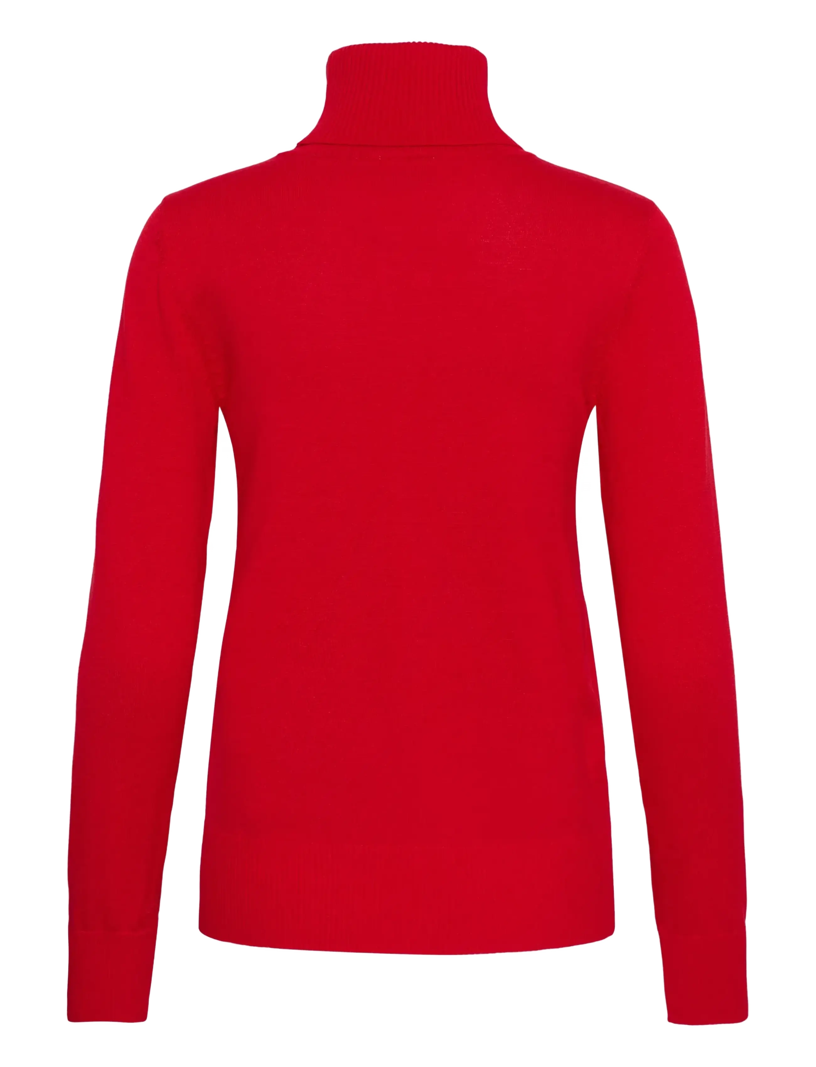 Saint Tropez - J2046, MilaSZ Rollneck Pullover - polotröjor - true red - 2
