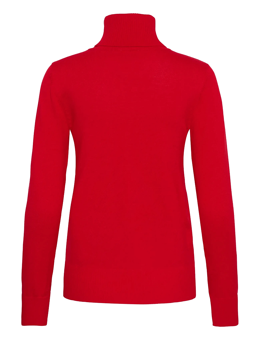 Saint Tropez - J2046, MilaSZ Rollneck Pullover - polotröjor - true red - 2