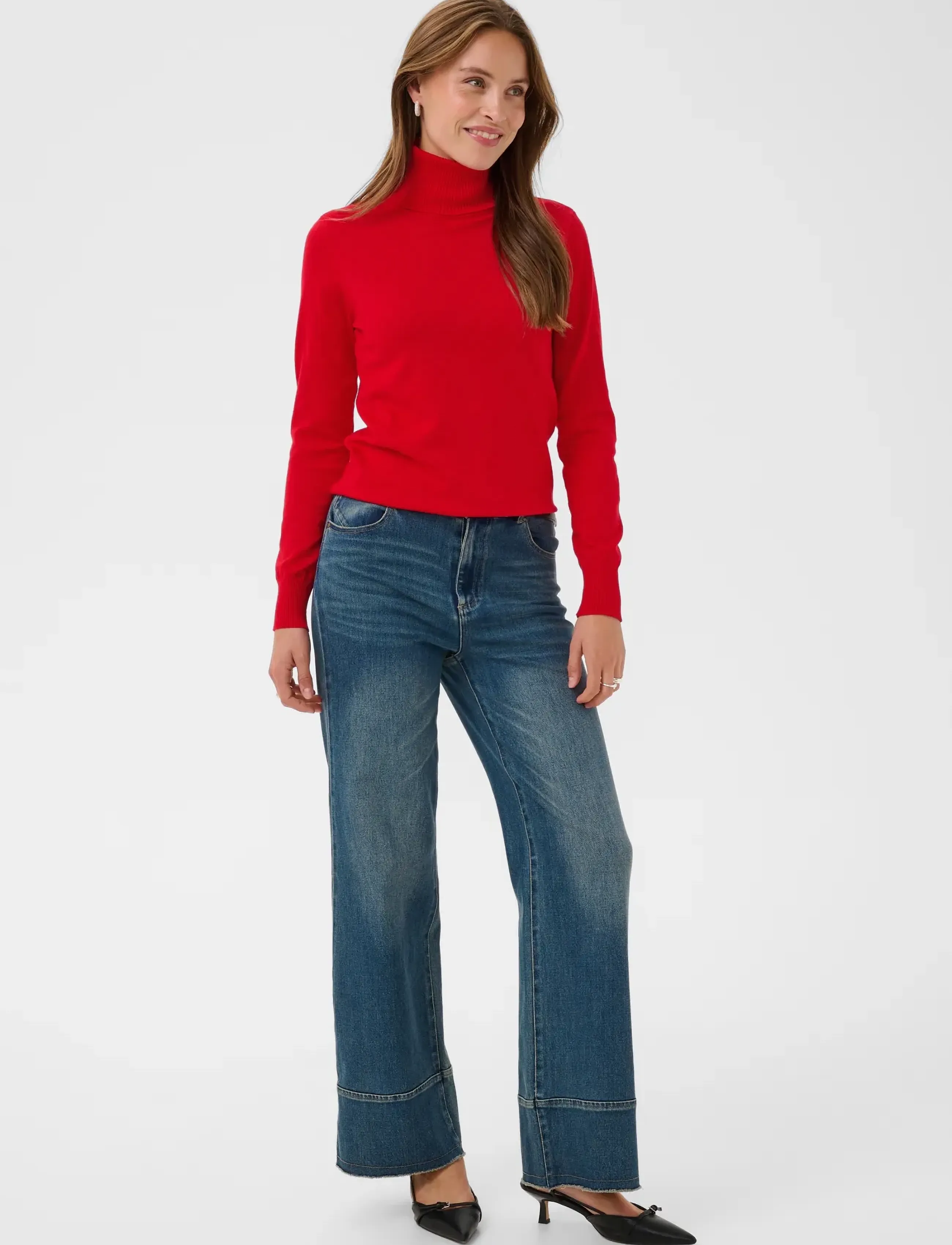 SAINT TROPEZ J2046, Milasz Rollneck Pullover polotröjor dam – bild 2