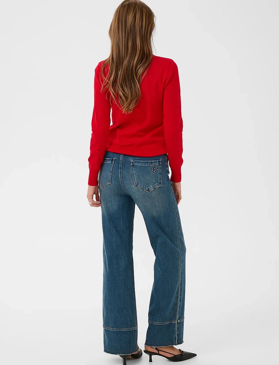 Saint Tropez - J2046, MilaSZ Rollneck Pullover - polotröjor - true red - 4