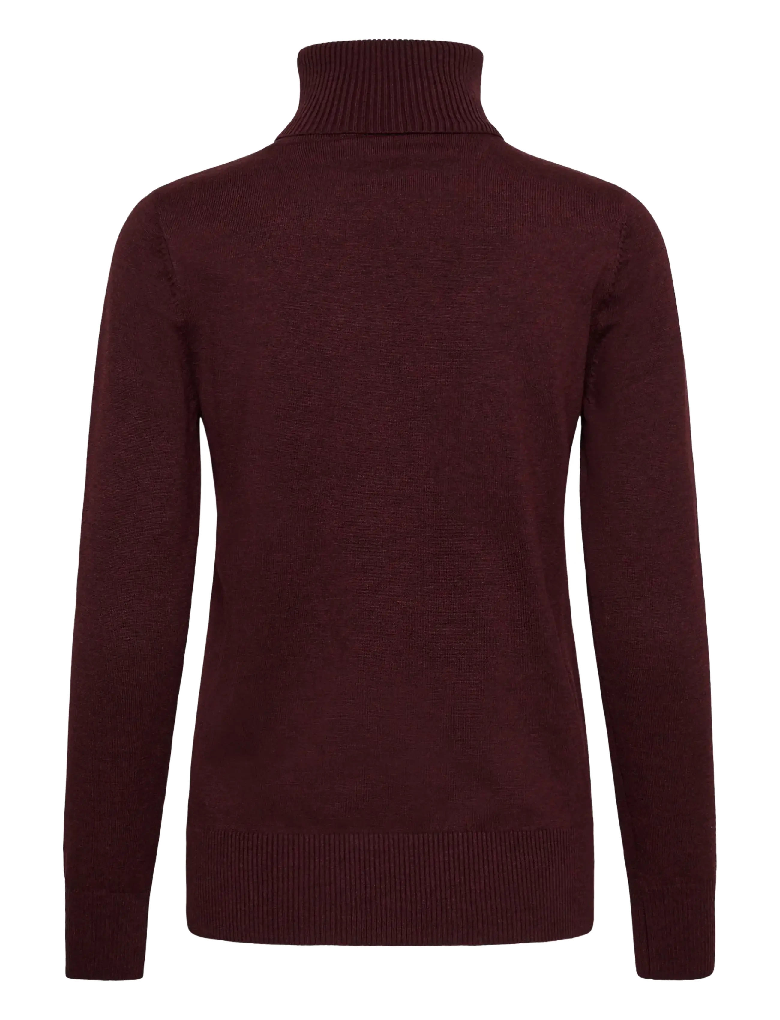 Saint Tropez - J2046, MilaSZ Rollneck Pullover - polotröjor - winetasting melange - 2