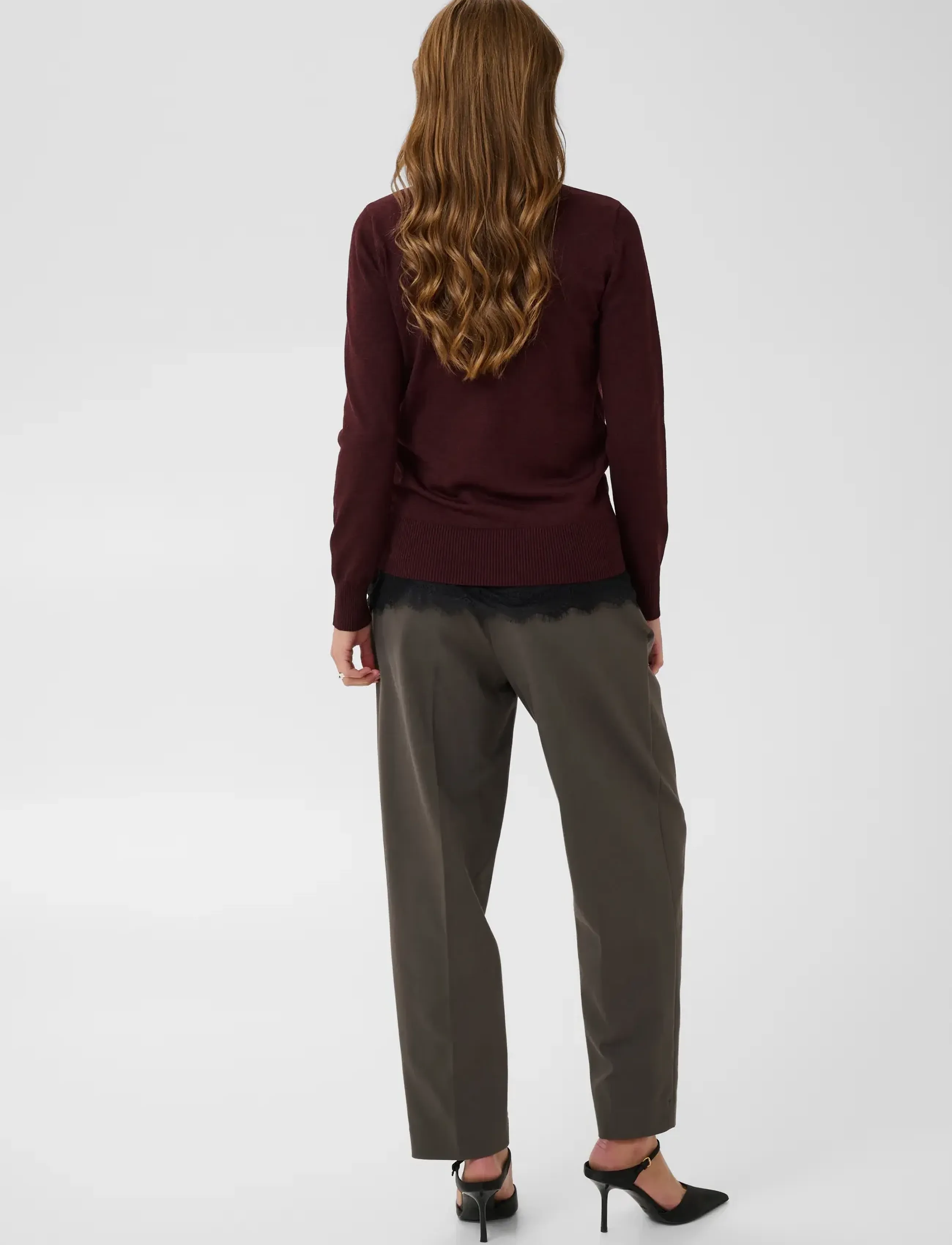 Saint Tropez - J2046, MilaSZ Rollneck Pullover - polotröjor - winetasting melange - 4