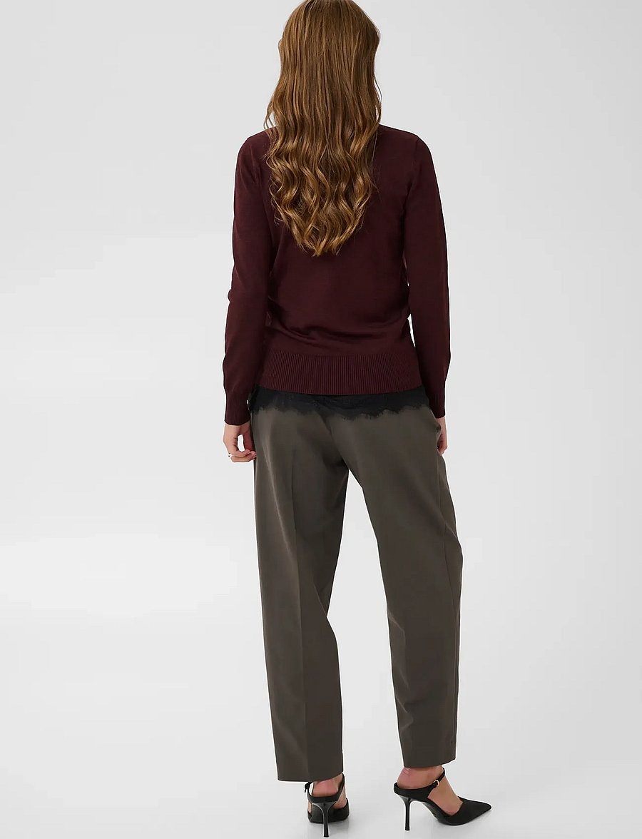Saint Tropez - J2046, MilaSZ Rollneck Pullover - polotröjor - winetasting melange - 4