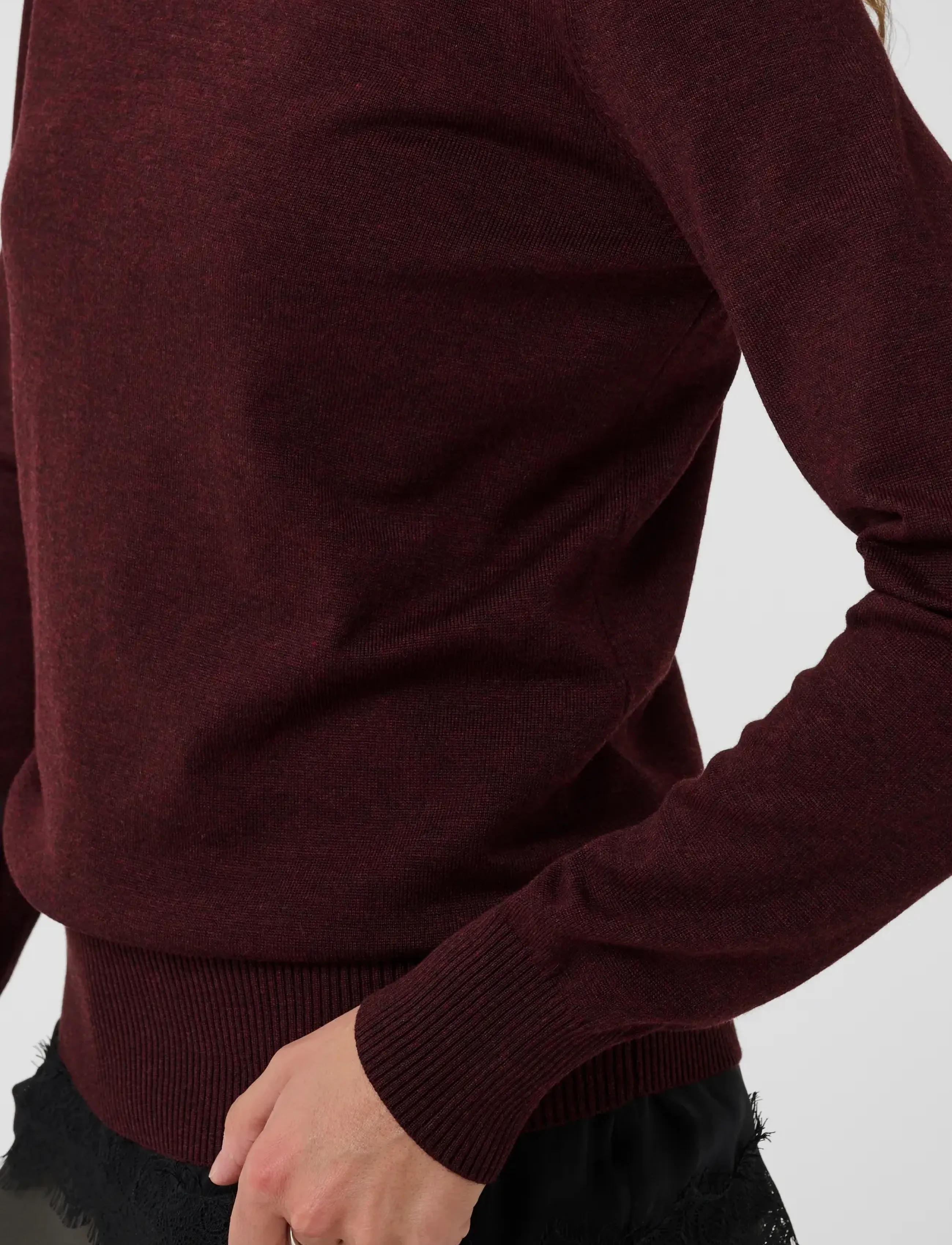 Saint Tropez - J2046, MilaSZ Rollneck Pullover - polotröjor - winetasting melange - 5