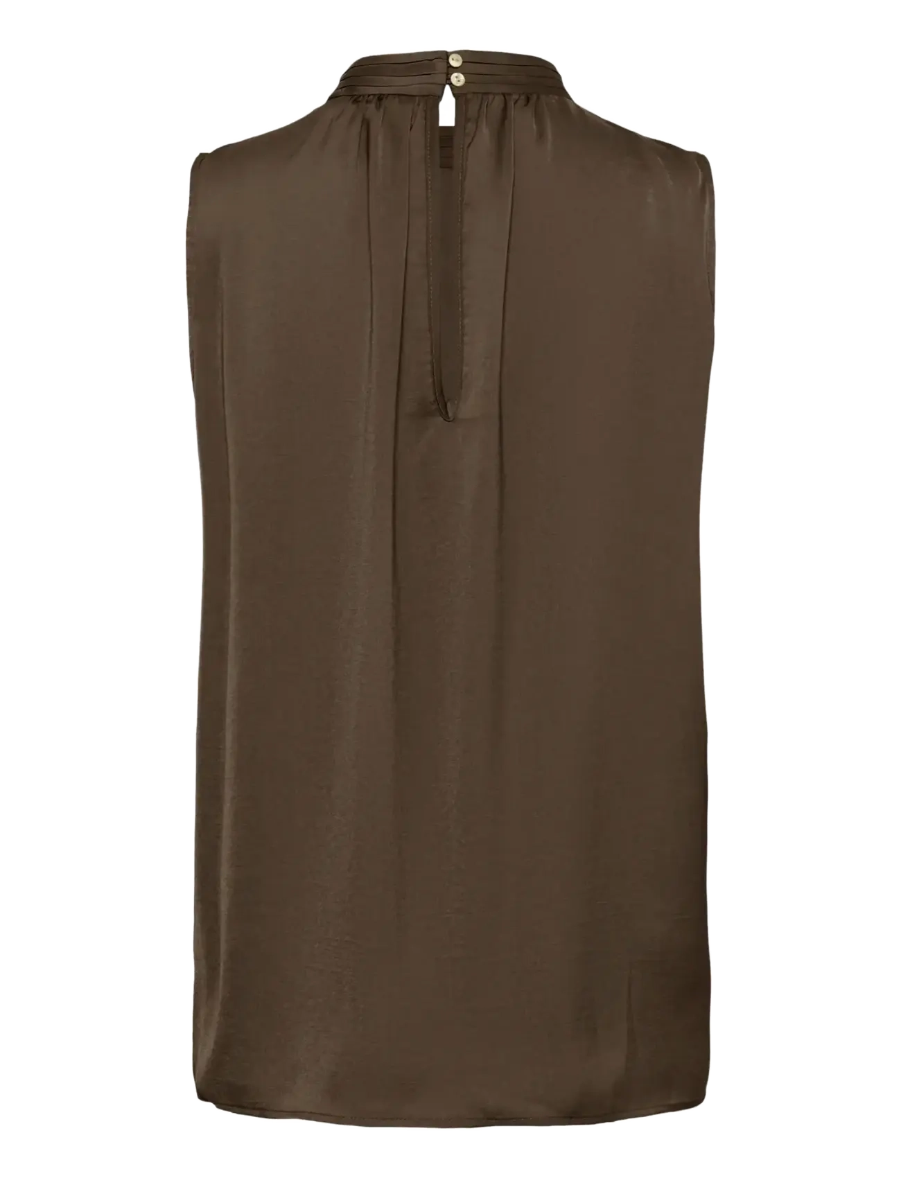 Saint Tropez - AileenSZ Top - sleeveless blouses - chocolate brown - 2