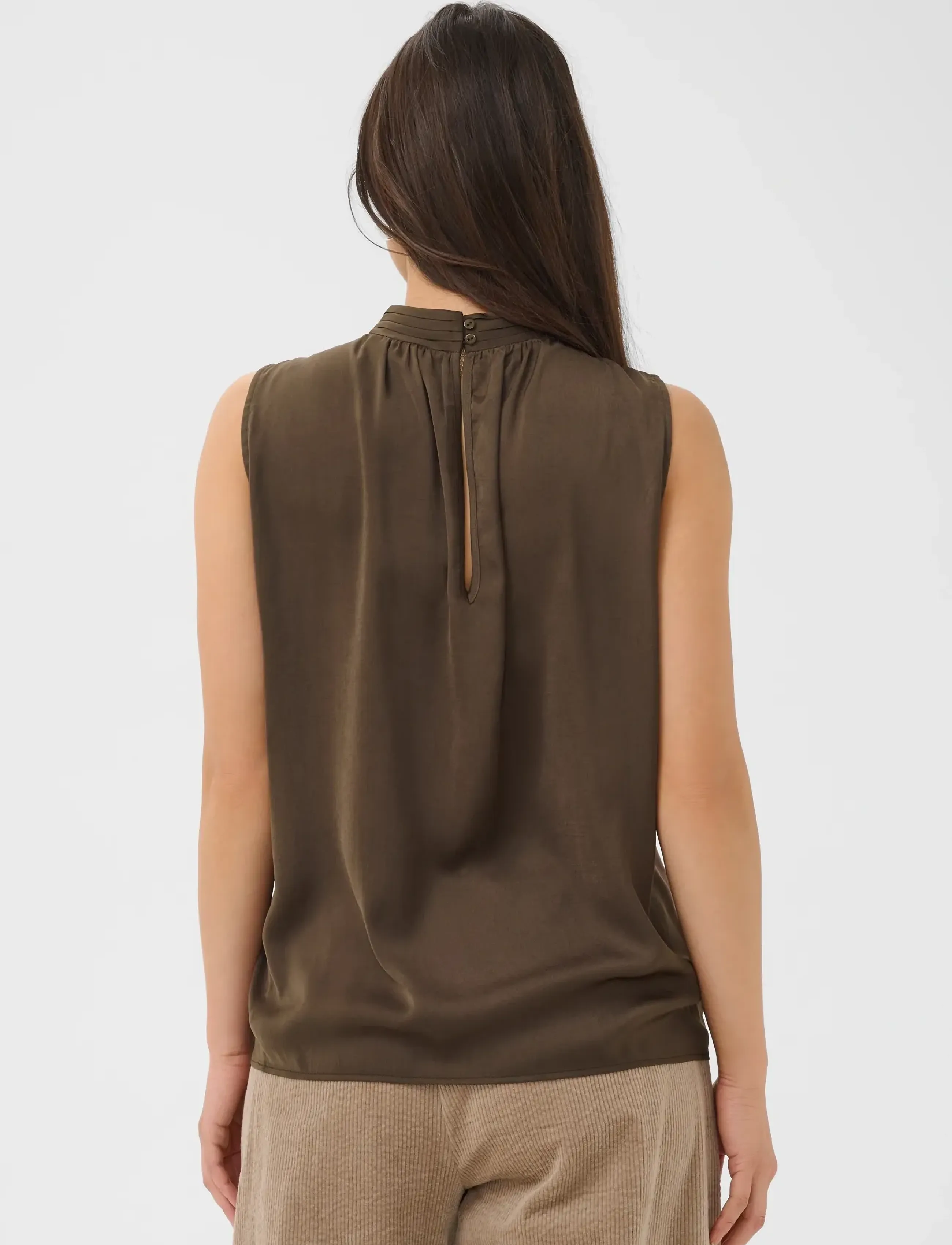 Saint Tropez - AileenSZ Top - Ärmlösa blusar - chocolate brown - 4