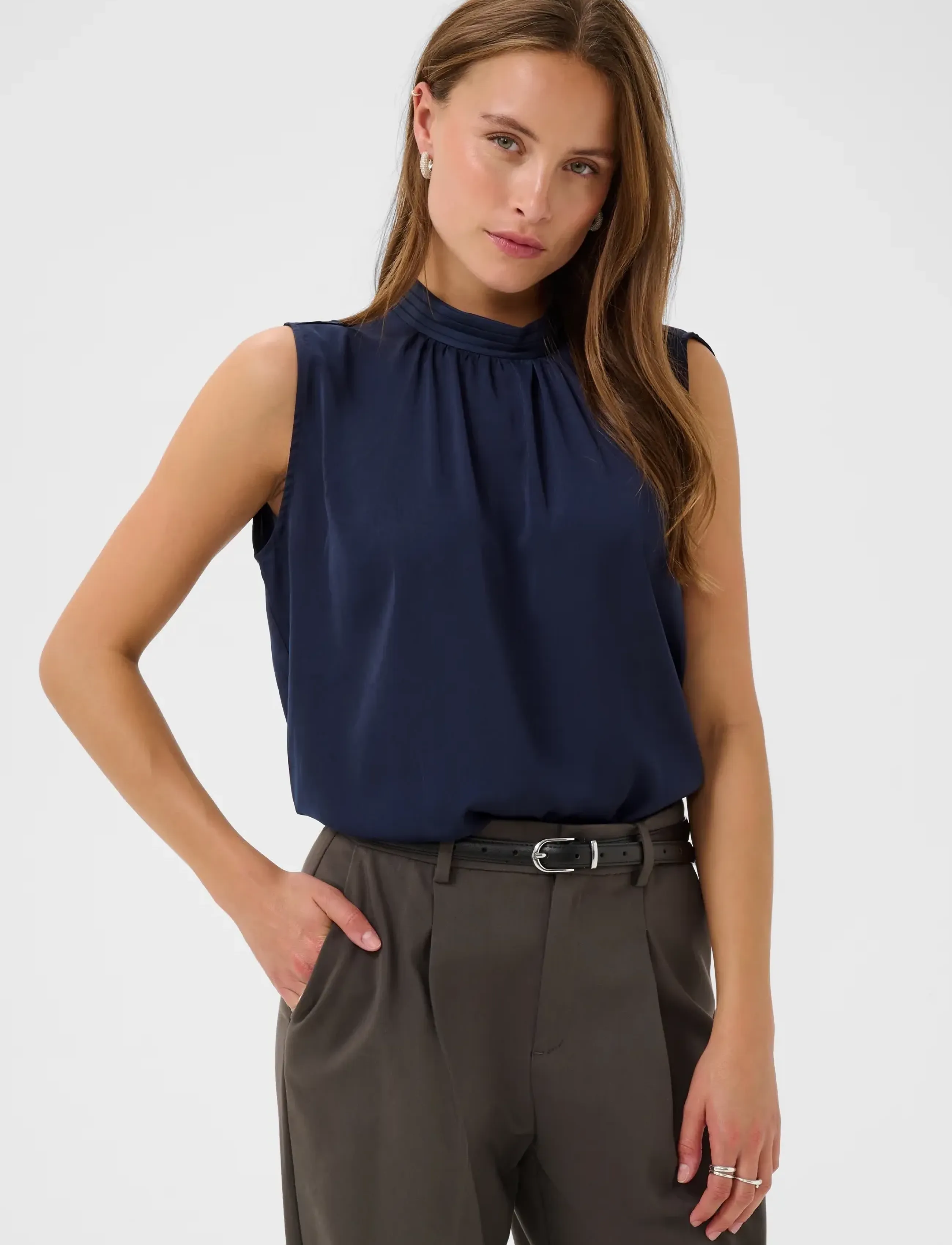 Saint Tropez AileenSZ Top - Bluser - NIGHT SKY / navy