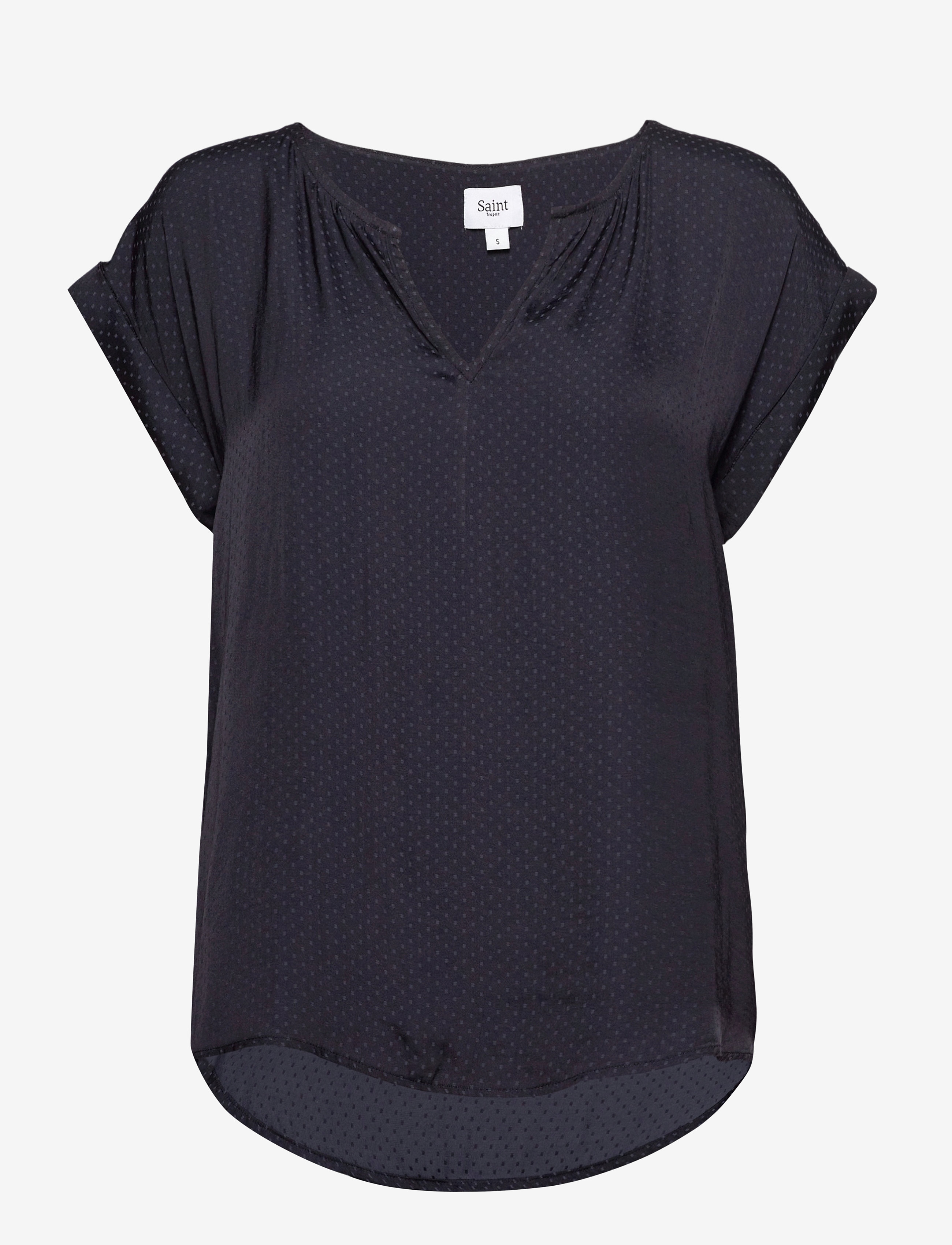 P1326, BrianaSZ SS Top - BLUE DEEP