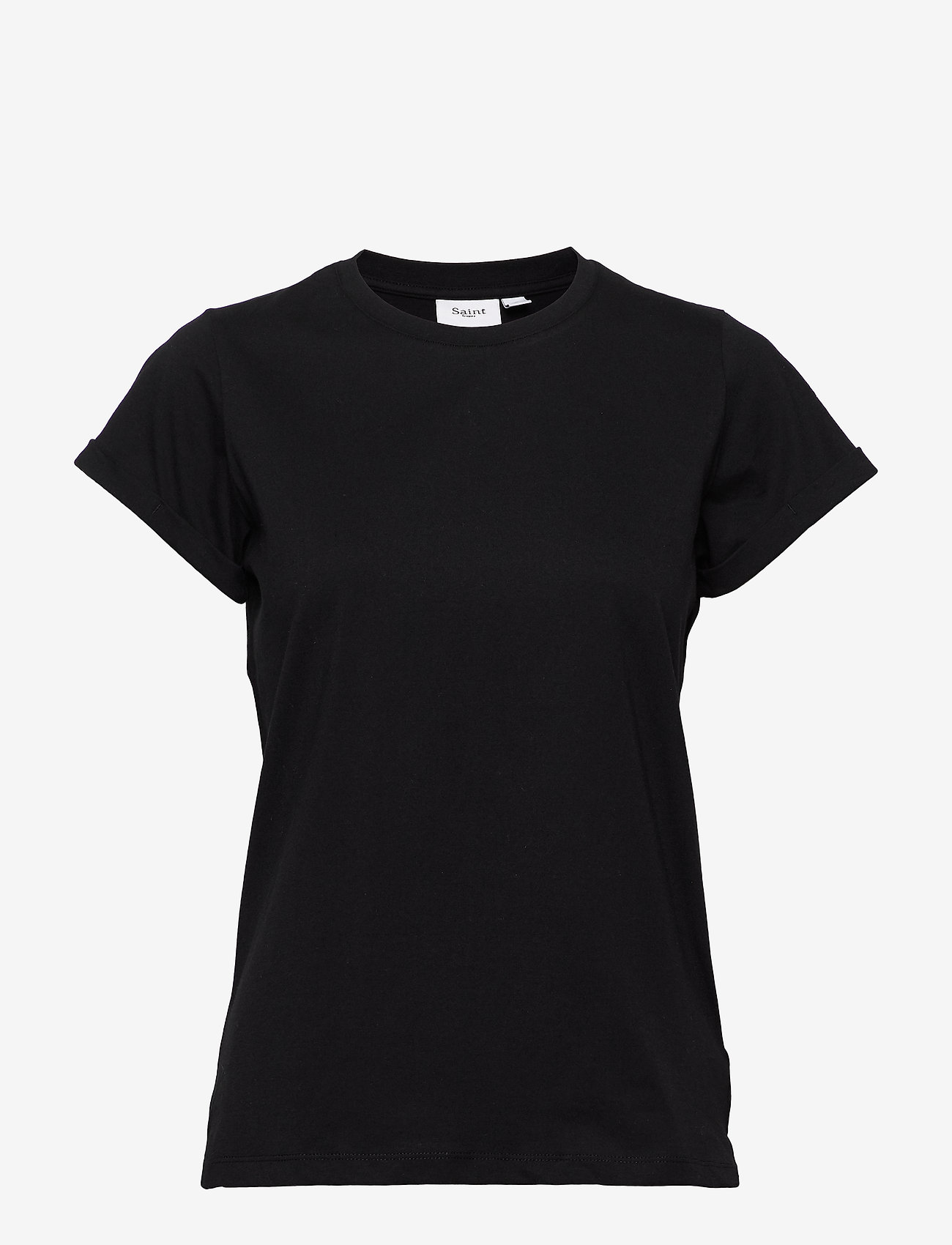 Saint Tropez - T1502, ORGANIC COTTON T-SHIRT - black - 0