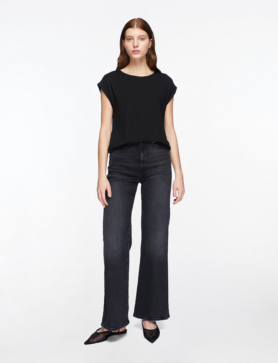 Saint Tropez - U1520, AdeliaSZ T-Shirt - t-shirts - black - 3