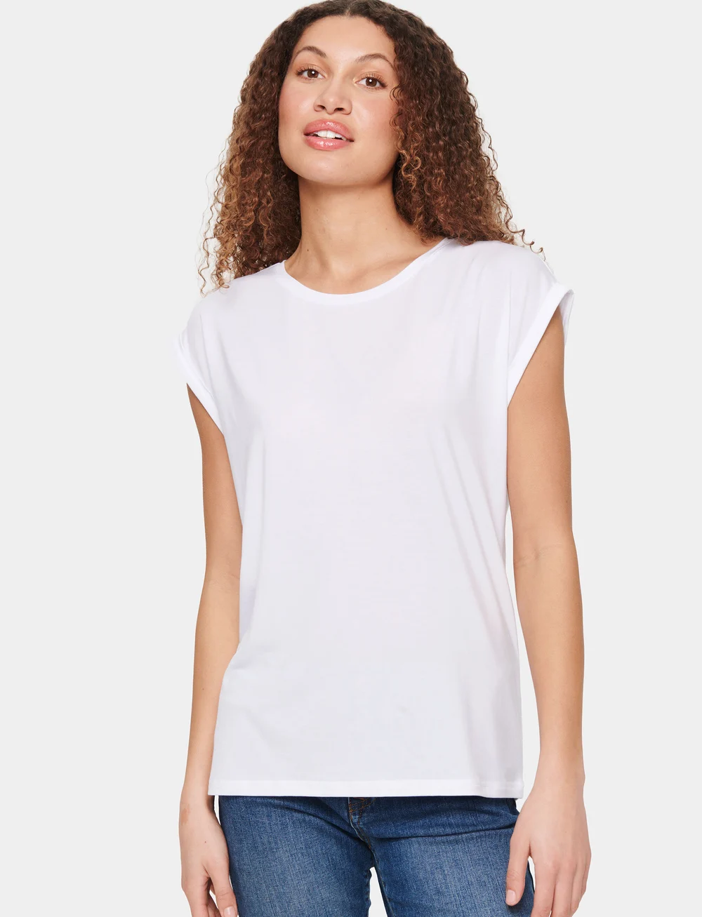 Saint Tropez - U1520, AdeliaSZ T-Shirt - t-shirts - bright white - 0