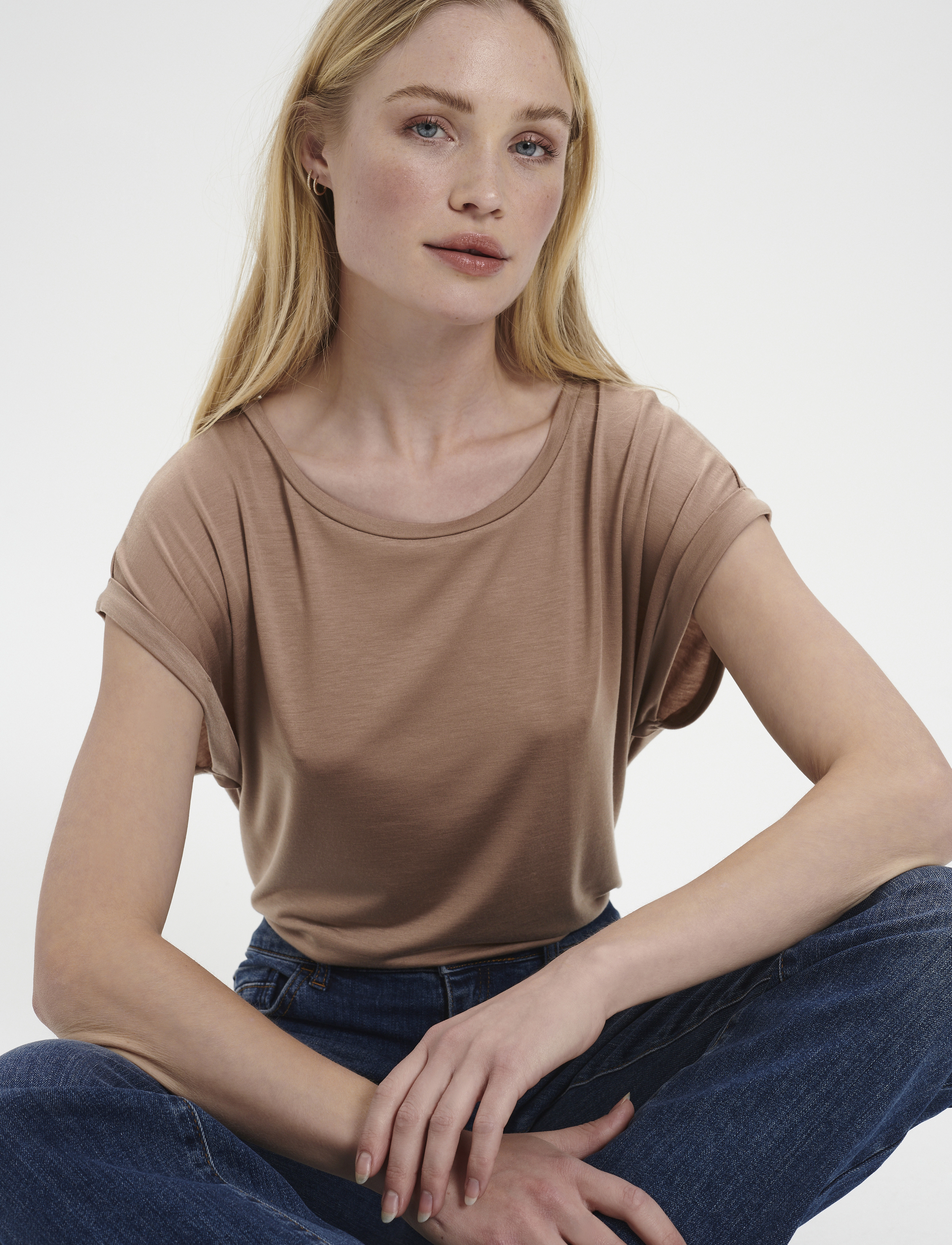 Saint Tropez - U1520, AdeliaSZ T-Shirt - laveste priser - ginger snap - 5