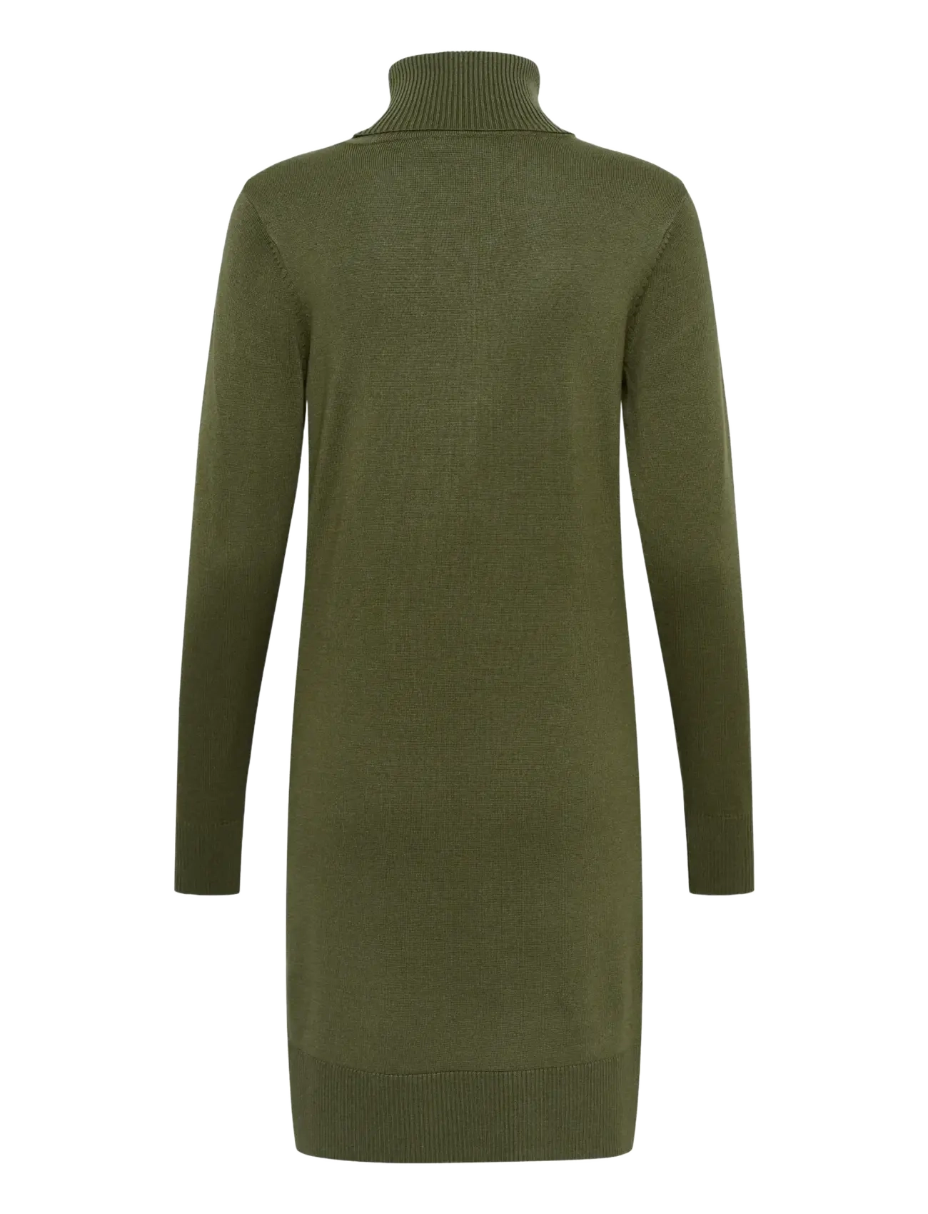 Saint Tropez - U6801, MilaSZ Rollneck Dress - strickkleider - four leaf clover melange - 2