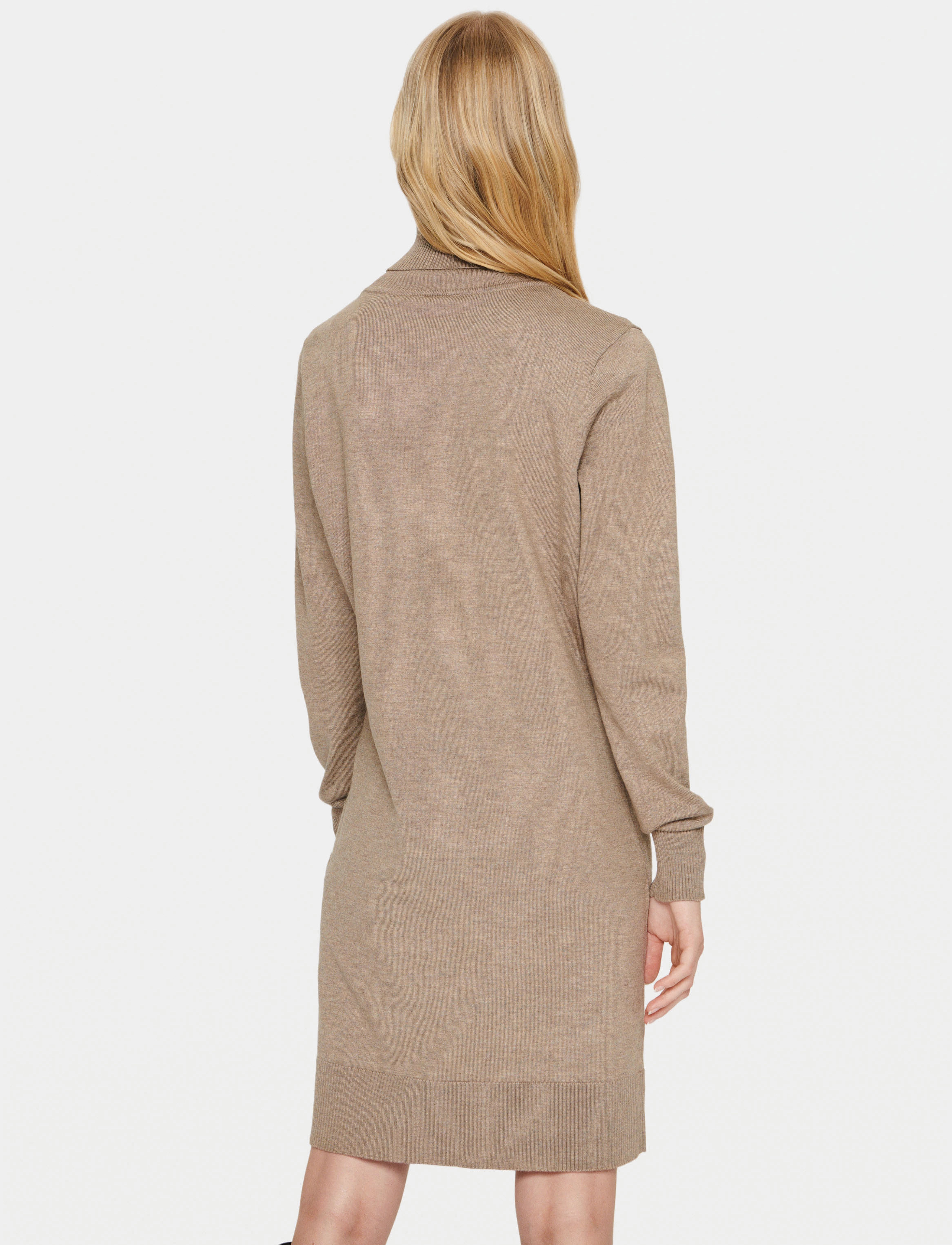 Saint Tropez - U6801, MilaSZ Rollneck Dress - laveste priser - atmos melange - 4