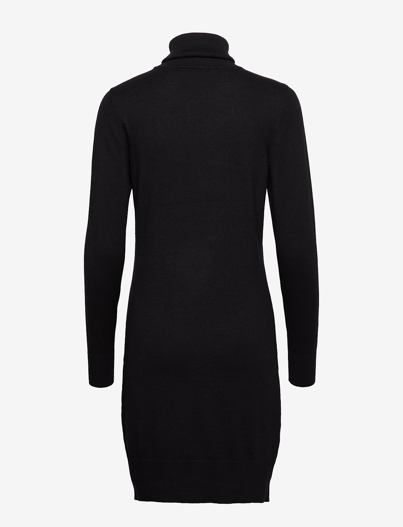 Saint Tropez - U6801, MilaSZ Rollneck Dress - megztos suknelės - black - 1