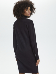 Saint Tropez - U6801, MilaSZ Rollneck Dress - knitted dresses - black - 5