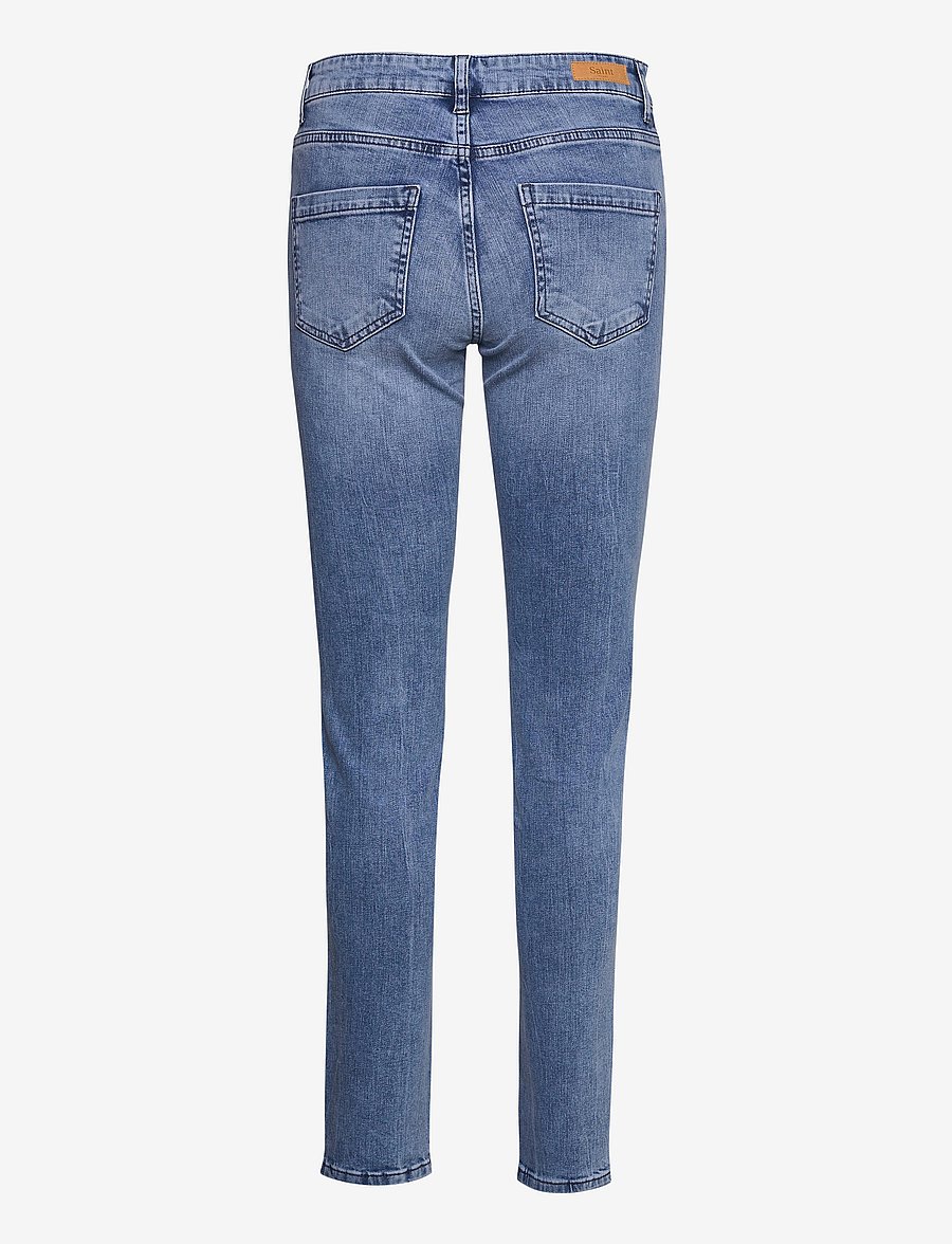 Saint Tropez - MollySZ MW Slim Jeans - slim fit -farkut - light blue denim - 2