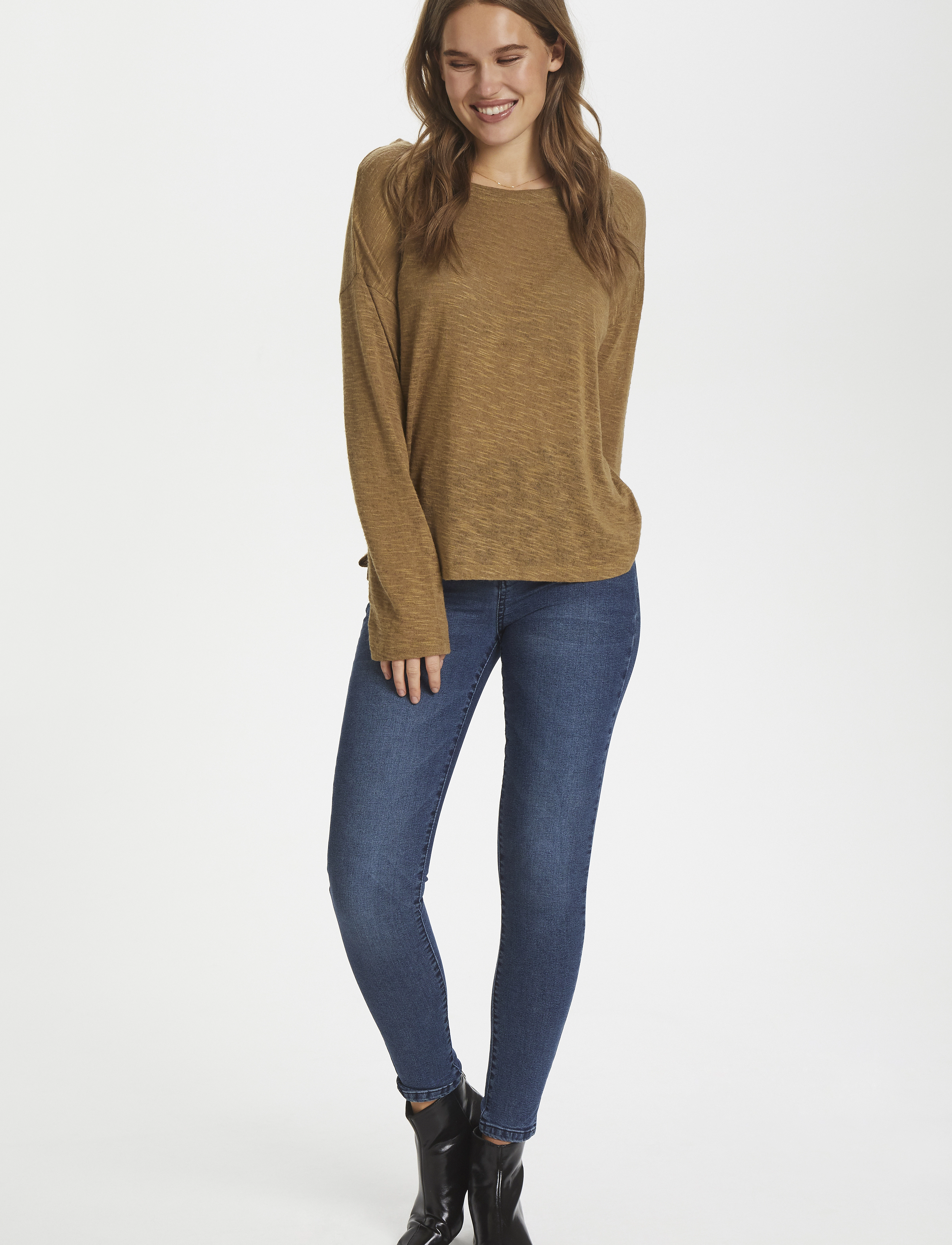 Saint Tropez - RoseSZ Knit Blouse - otter - 3