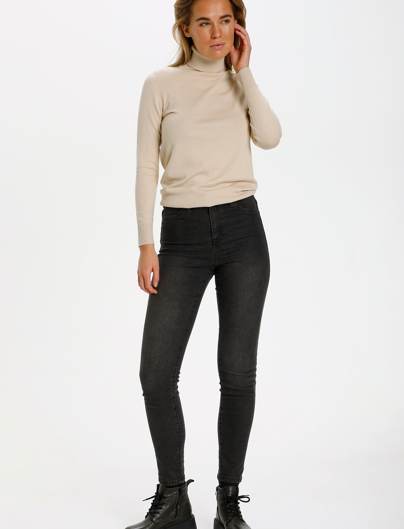 Saint Tropez - T5757, TinnaSZ Jeans - dk.grey - 3