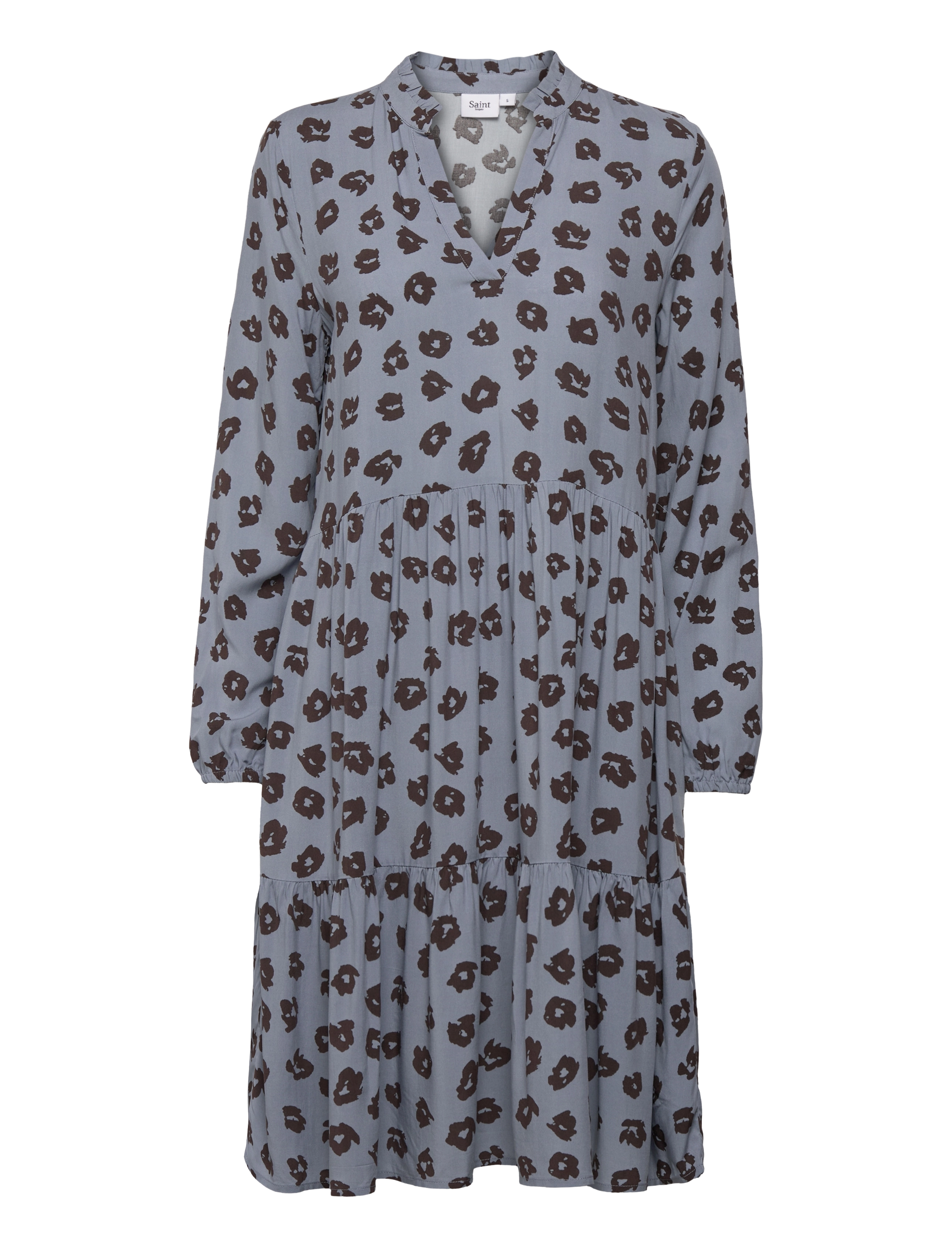 Saint Tropez - EdaSZ LS Dress - quicksilver flower shadows - 1