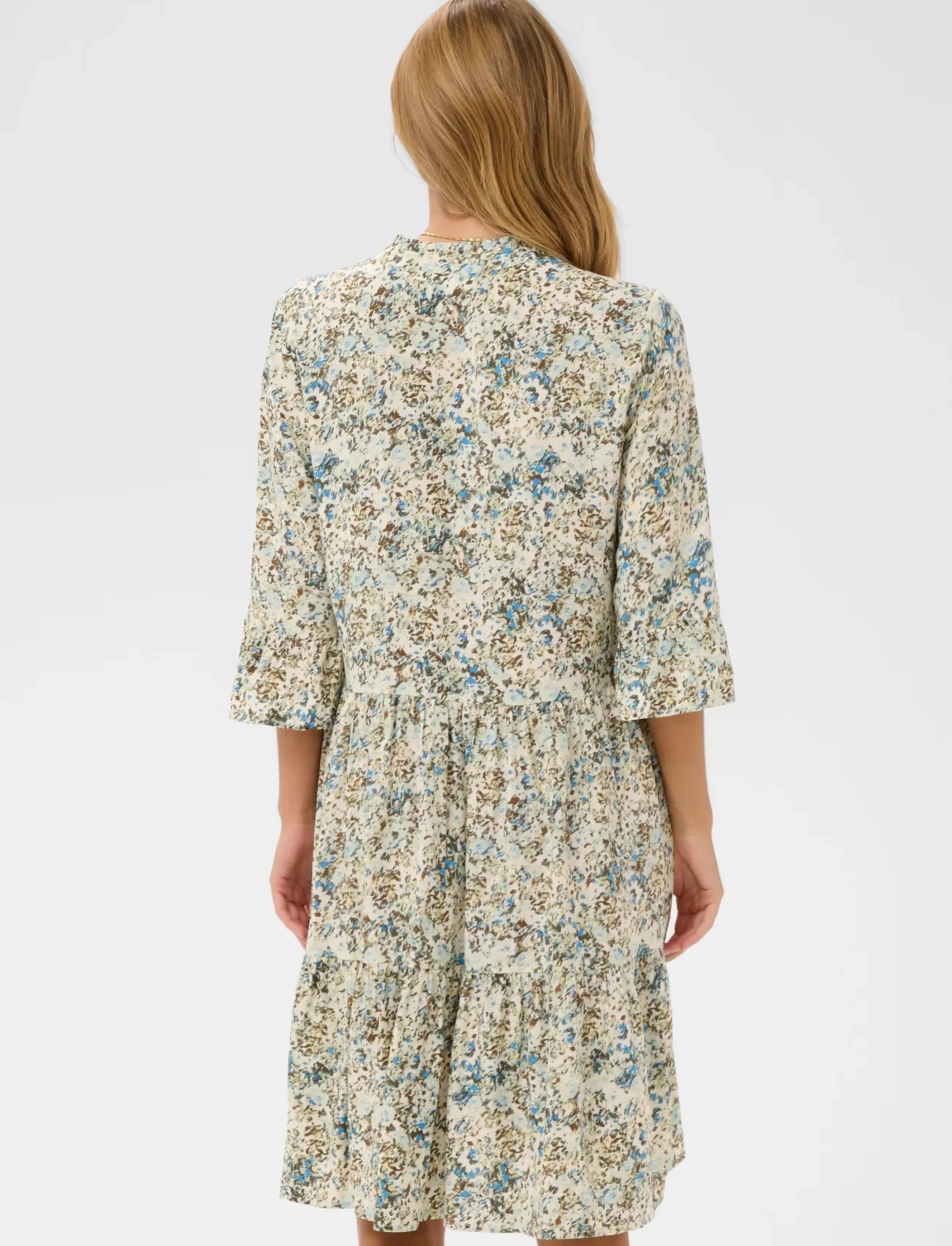 Saint Tropez - EdaSZ Dress - sommerkleider - vallarta blue brushed blooms - 4