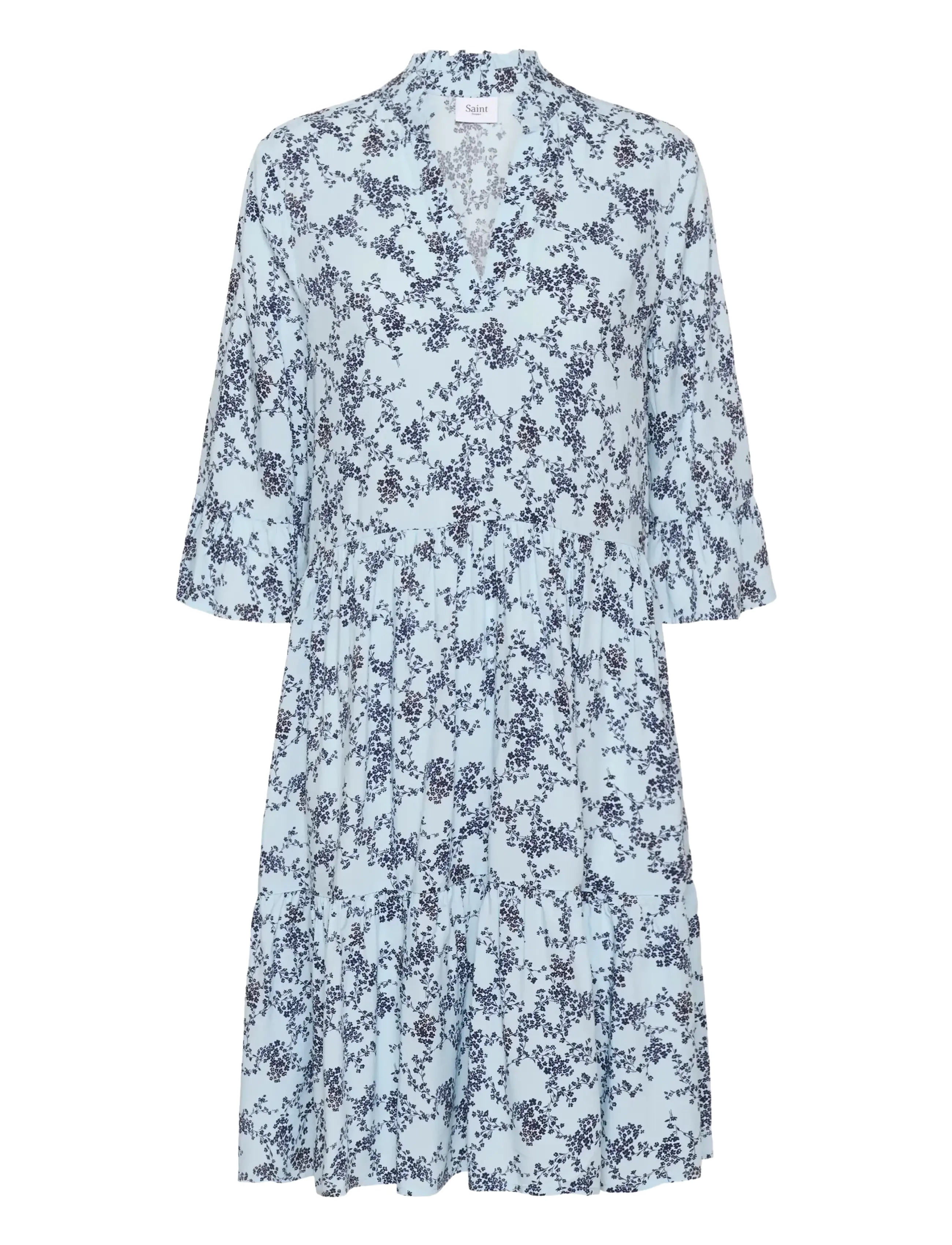 Saint Tropez EdaSZ Dress - Kleidung - SKYWAY ECLIPSE SPRING FLORAL / blue