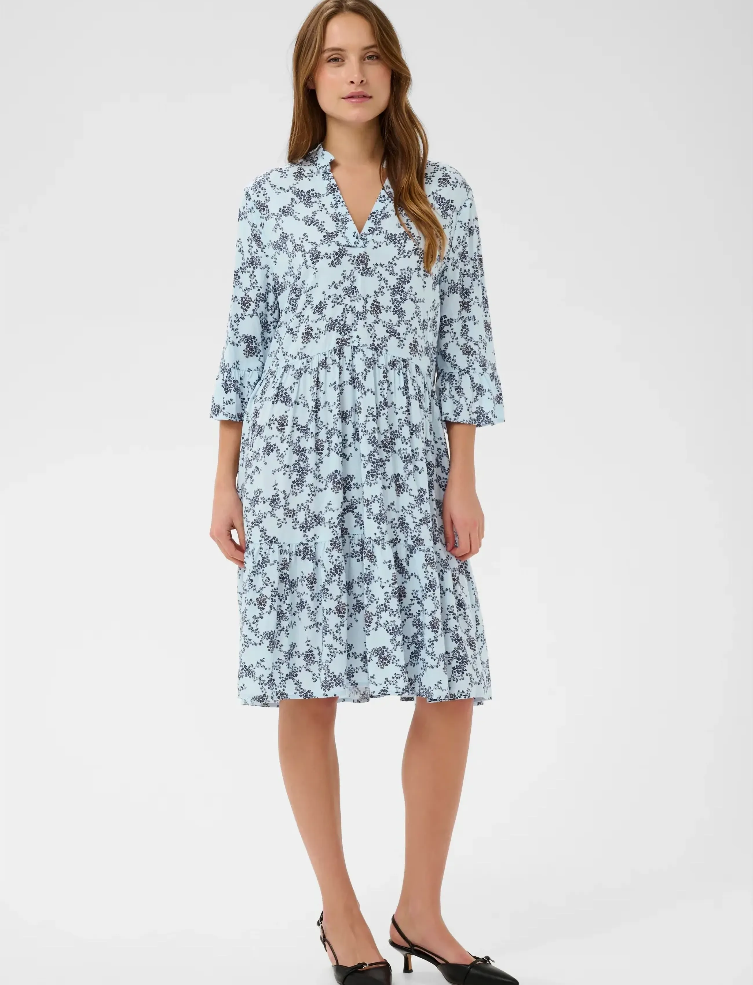 Saint Tropez - EdaSZ Dress - summer dresses - skyway eclipse spring floral - 3