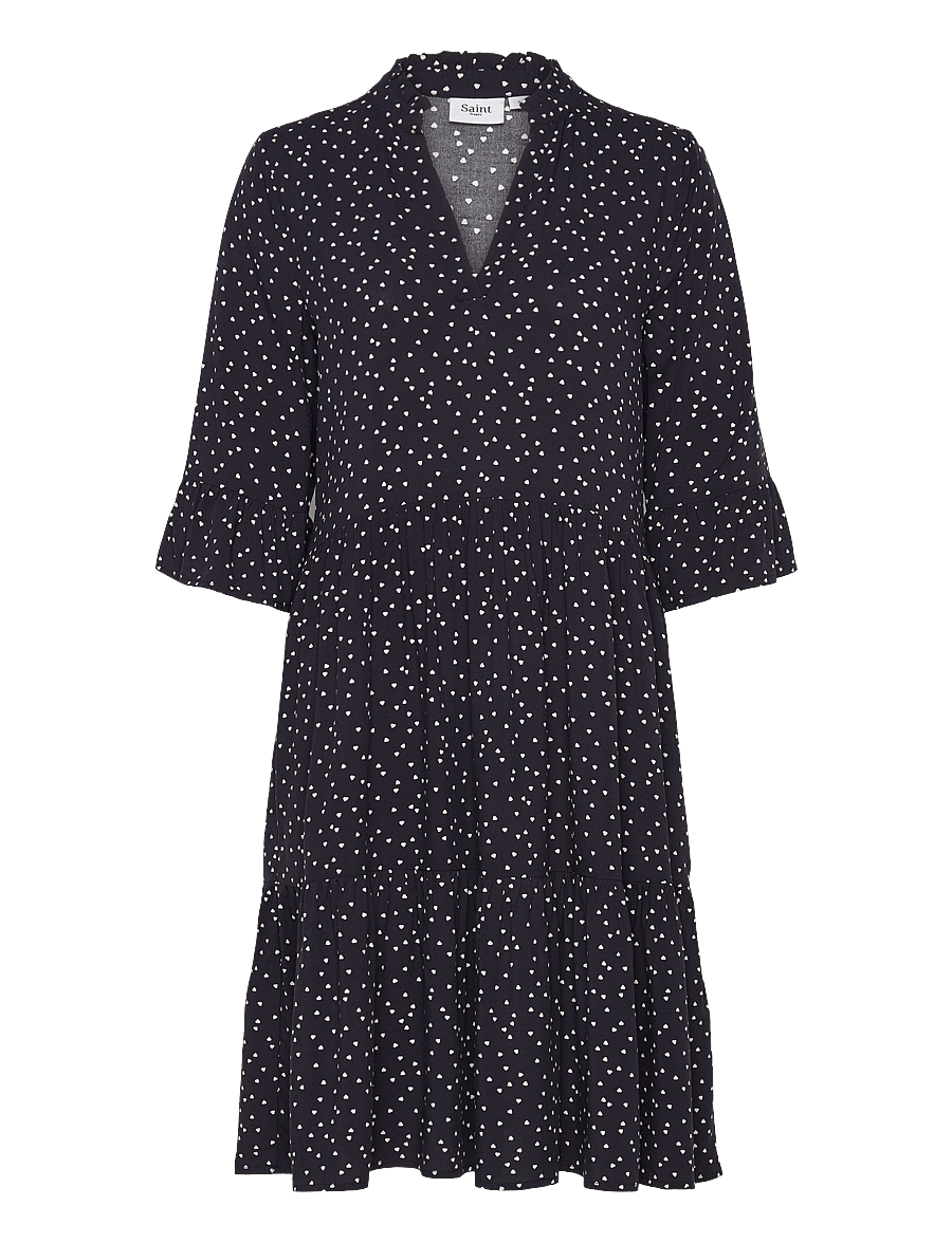 Saint Tropez - EdaSZ Dress - sommerkjoler - baritone ice mini hearts - 1