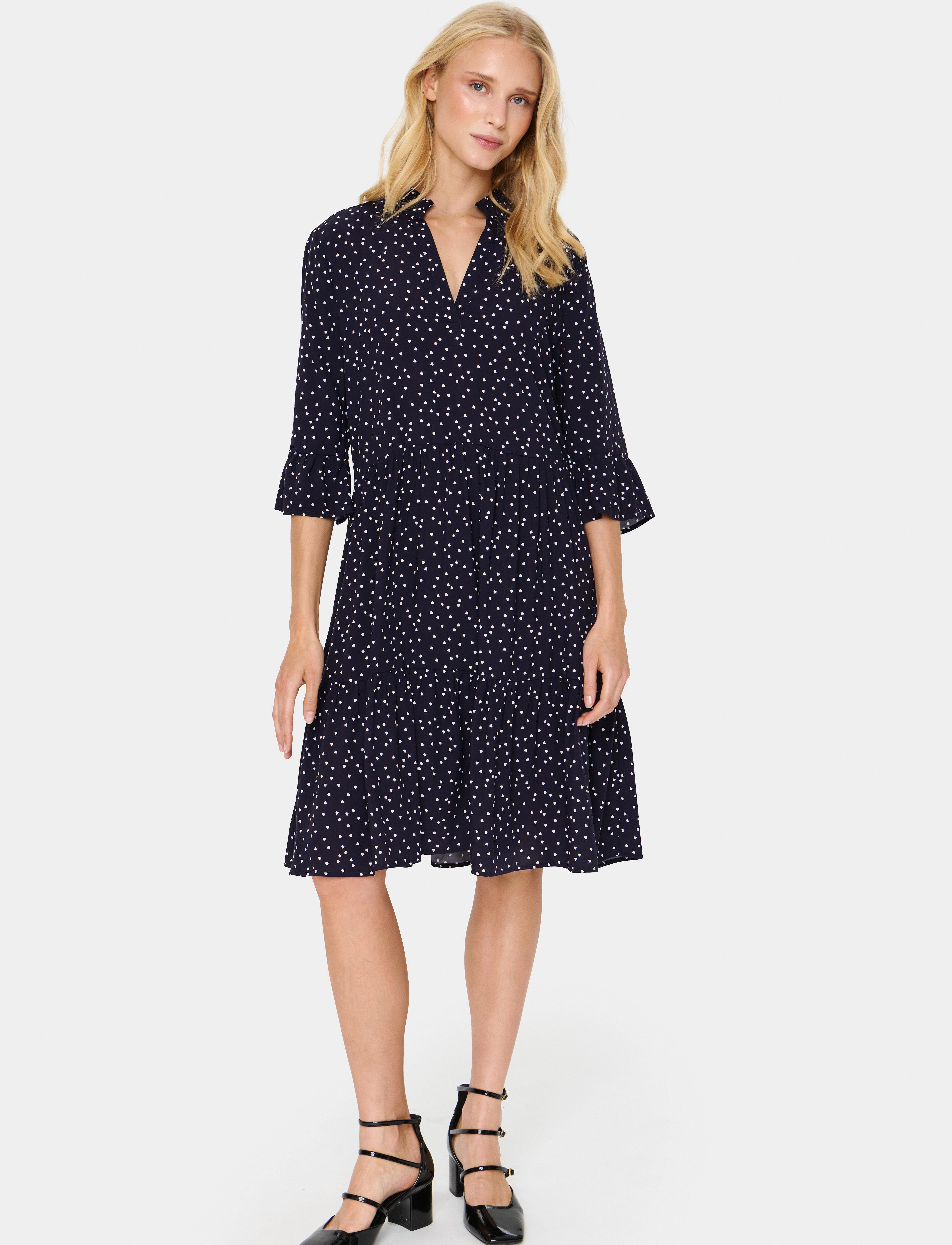 Saint Tropez - EdaSZ Dress - vasaras kleitas - baritone ice mini hearts - 3