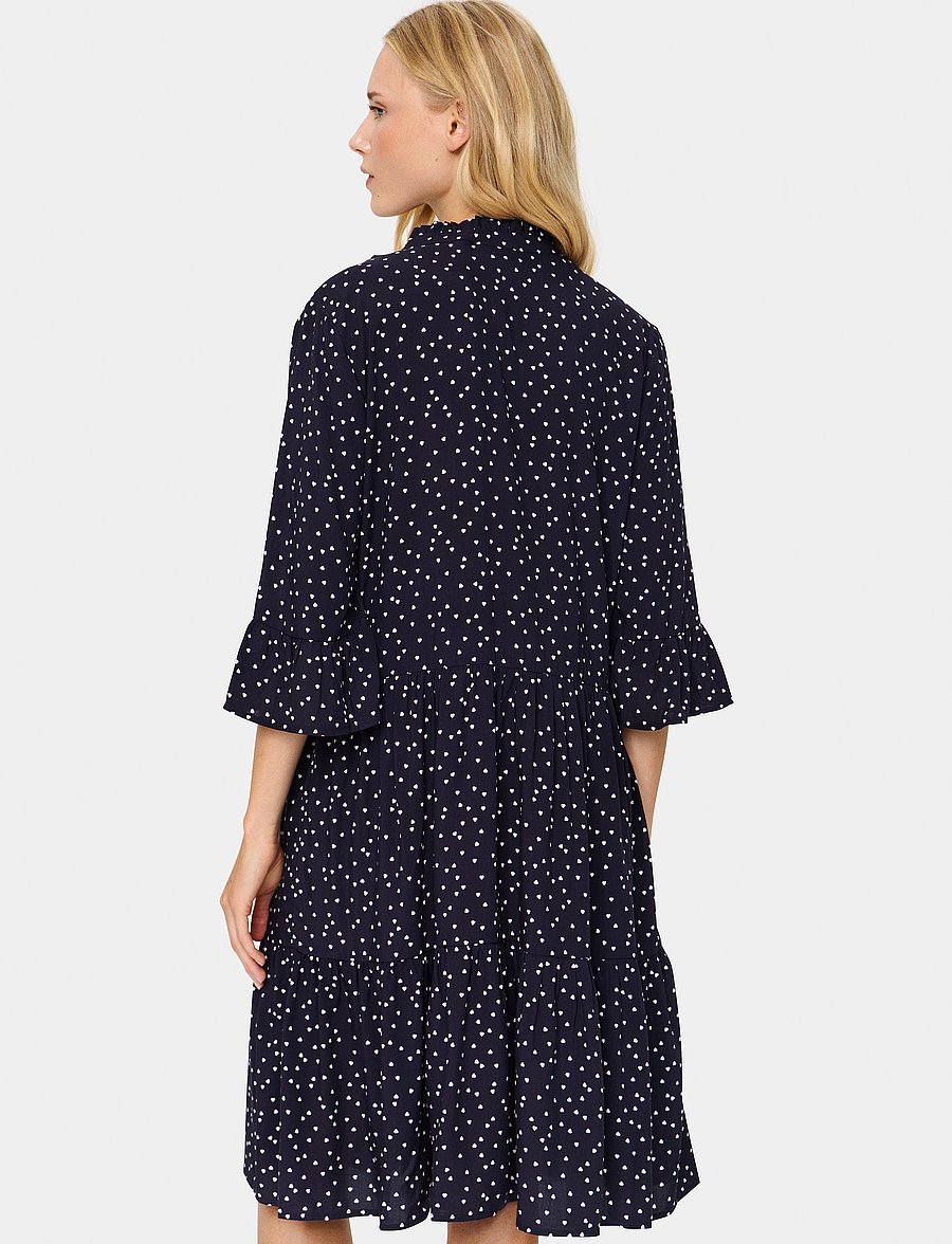 Saint Tropez - EdaSZ Dress - sommerkjoler - baritone ice mini hearts - 4