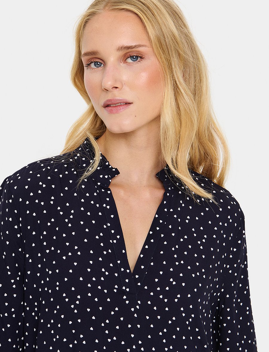 Saint Tropez - EdaSZ Dress - sommerkjoler - baritone ice mini hearts - 5