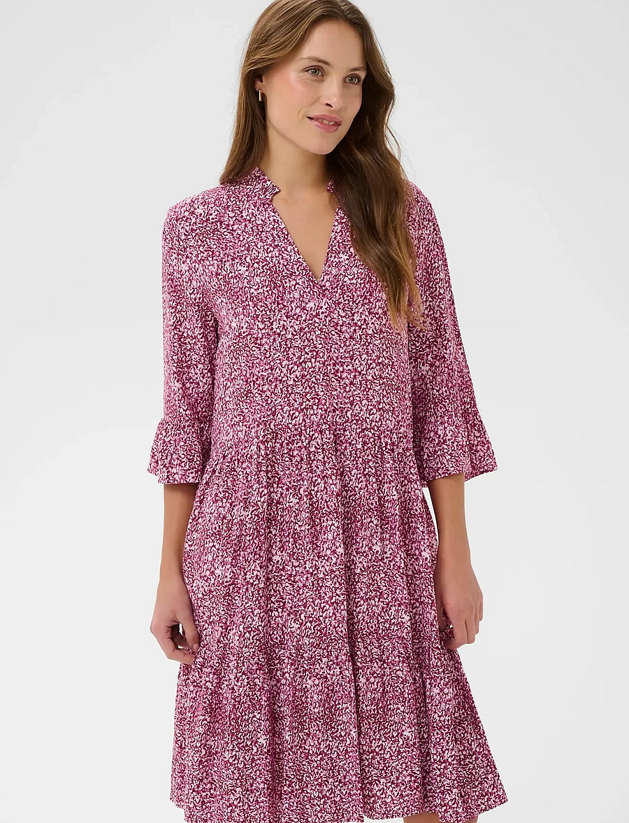 Saint Tropez - EdaSZ Dress - suvekleidid - raspberry rose camouflage - 0