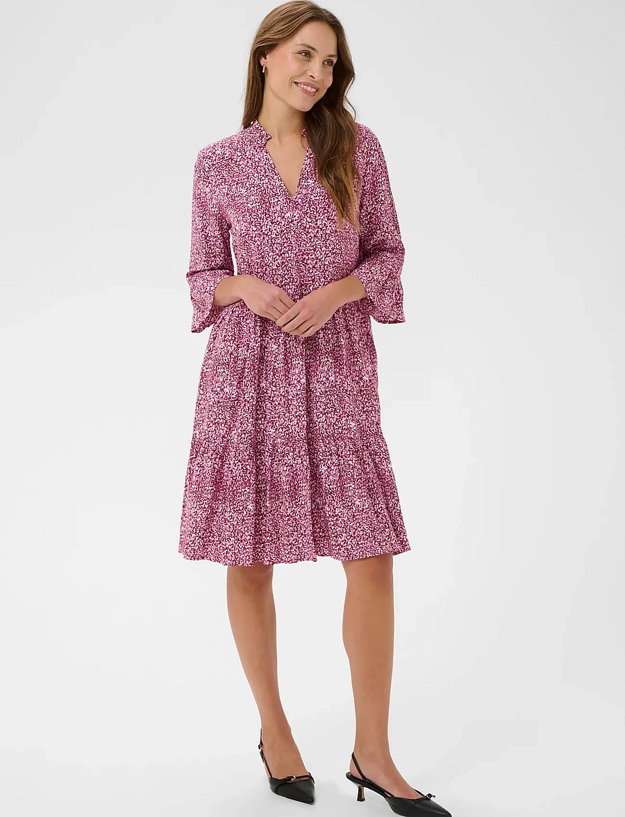 Saint Tropez - EdaSZ Dress - suvekleidid - raspberry rose camouflage - 3