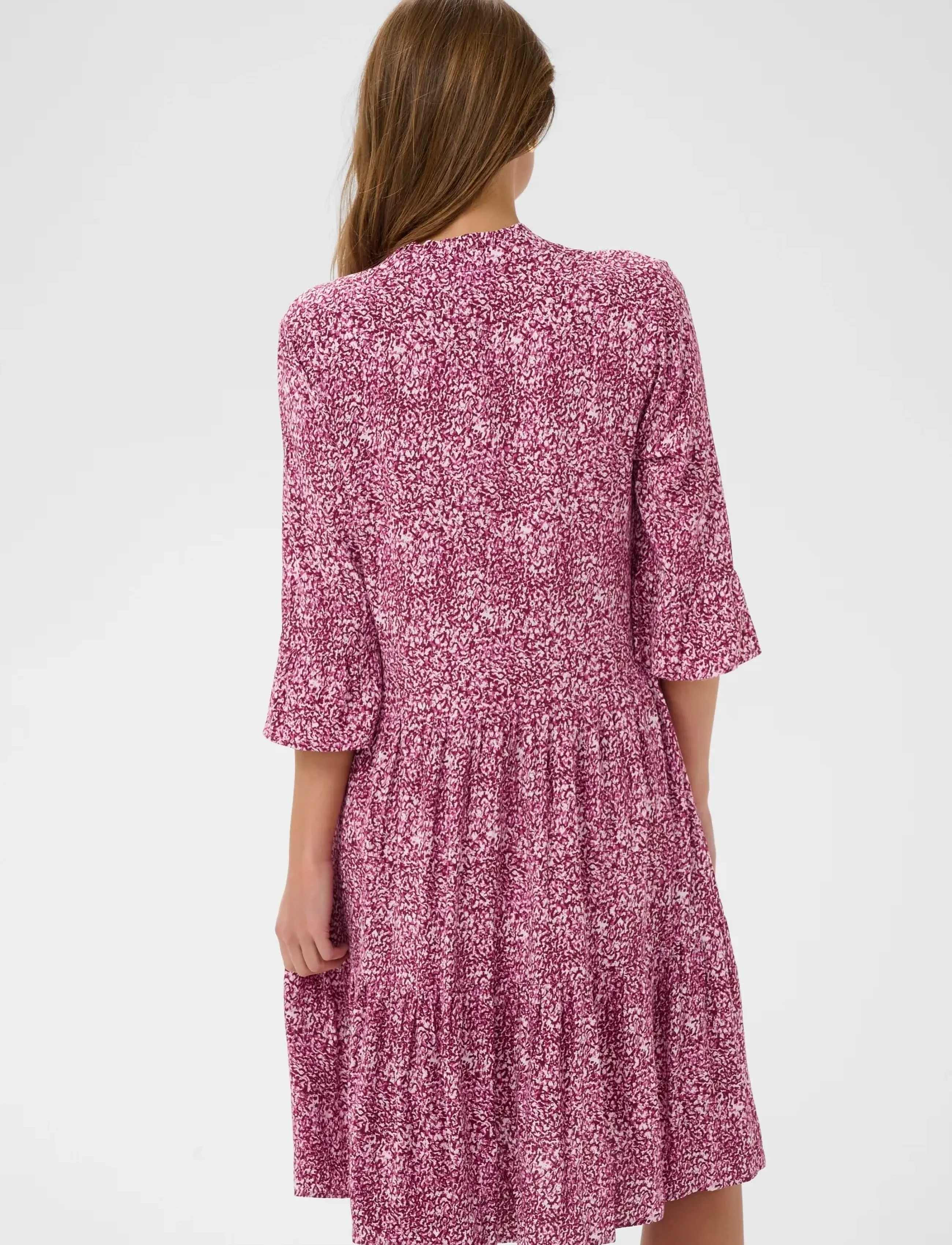 Saint Tropez - EdaSZ Dress - summer dresses - raspberry rose camouflage - 4