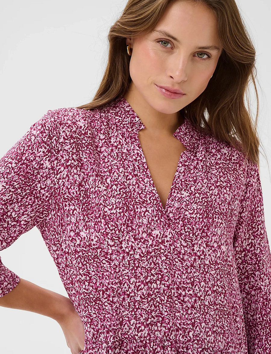 Saint Tropez - EdaSZ Dress - suvekleidid - raspberry rose camouflage - 5